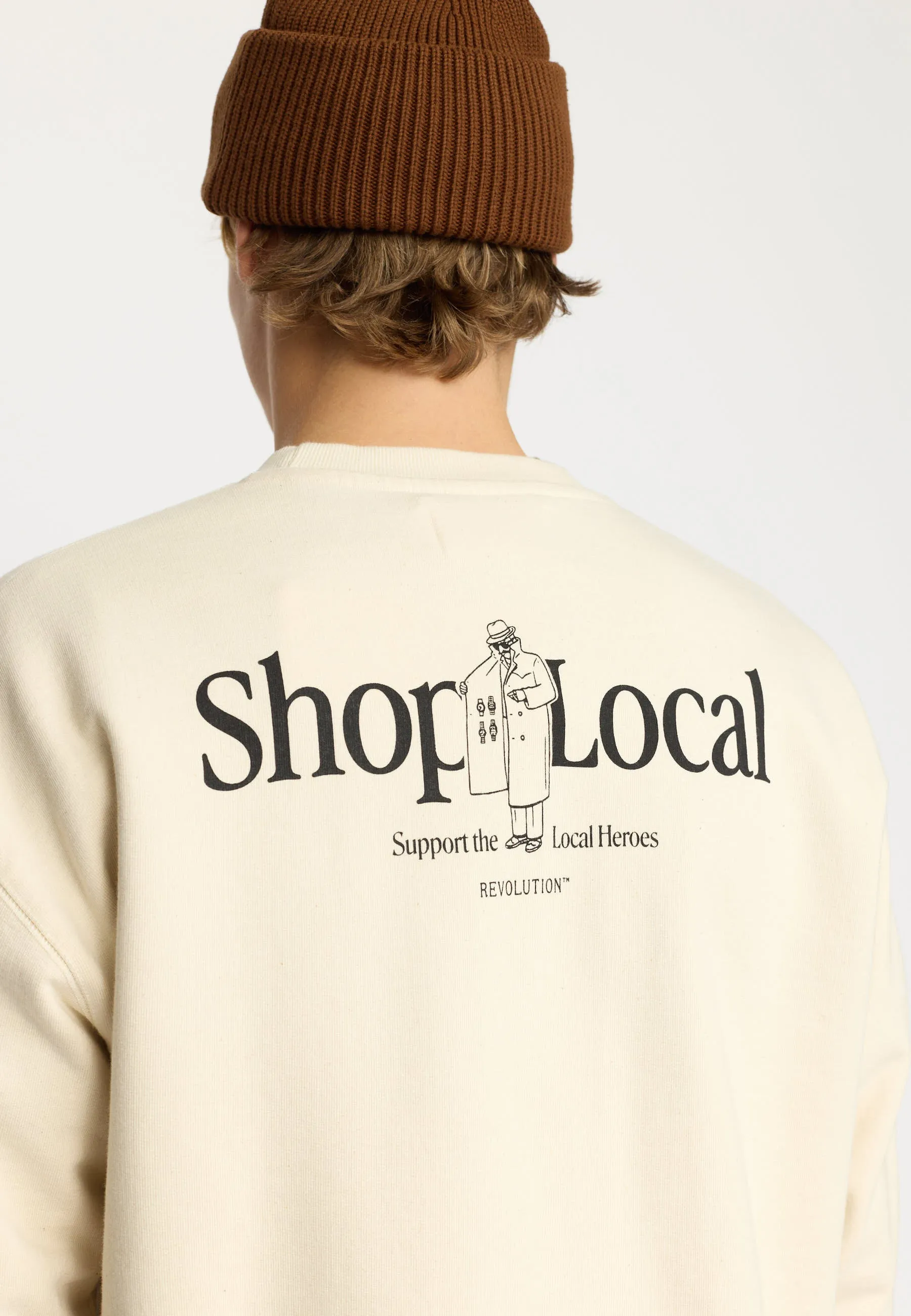 Printed Crewneck / 2793 DEA - Offwhite sold by Revolution product image thumbnail 3