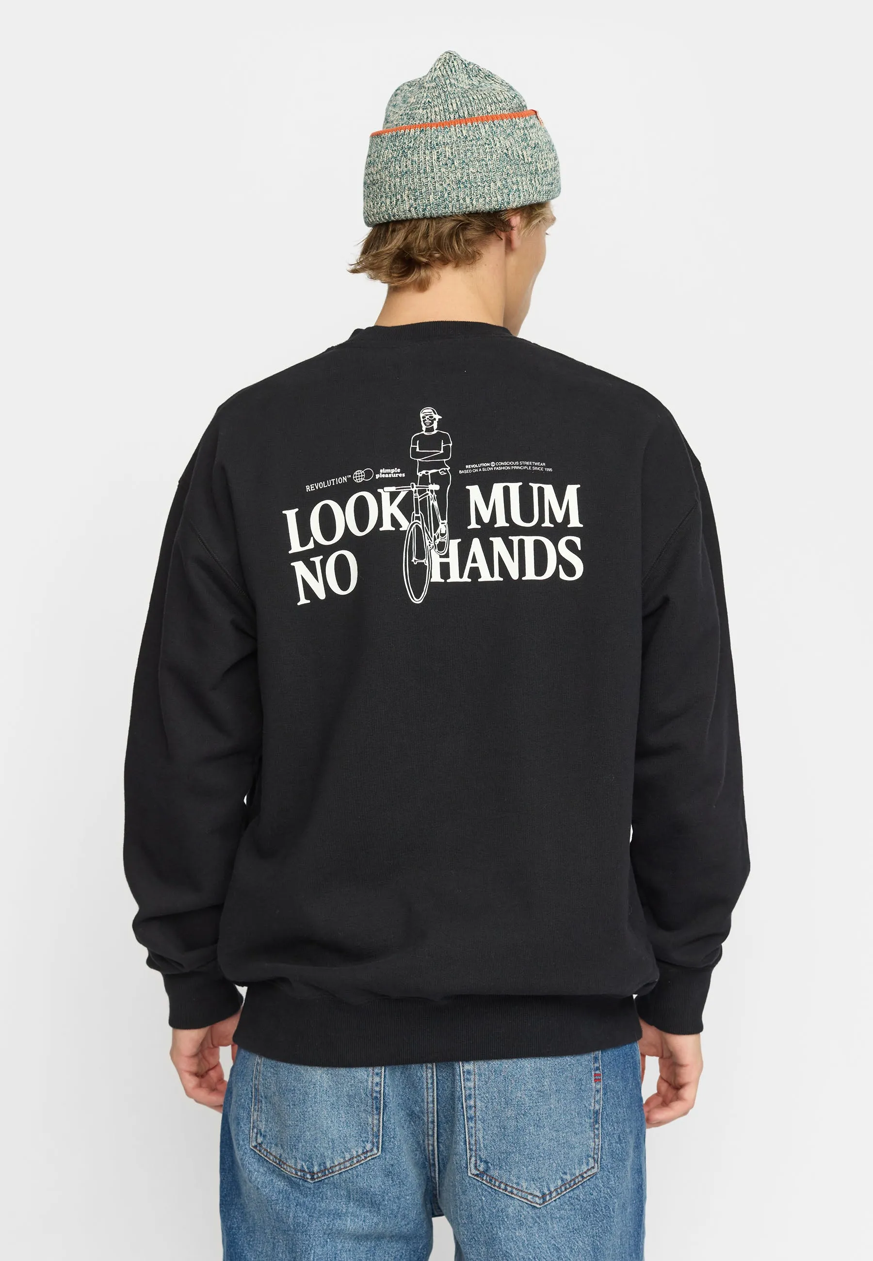 Printed Crewneck / 2793 MUM - Black sold by Revolution product image thumbnail 5