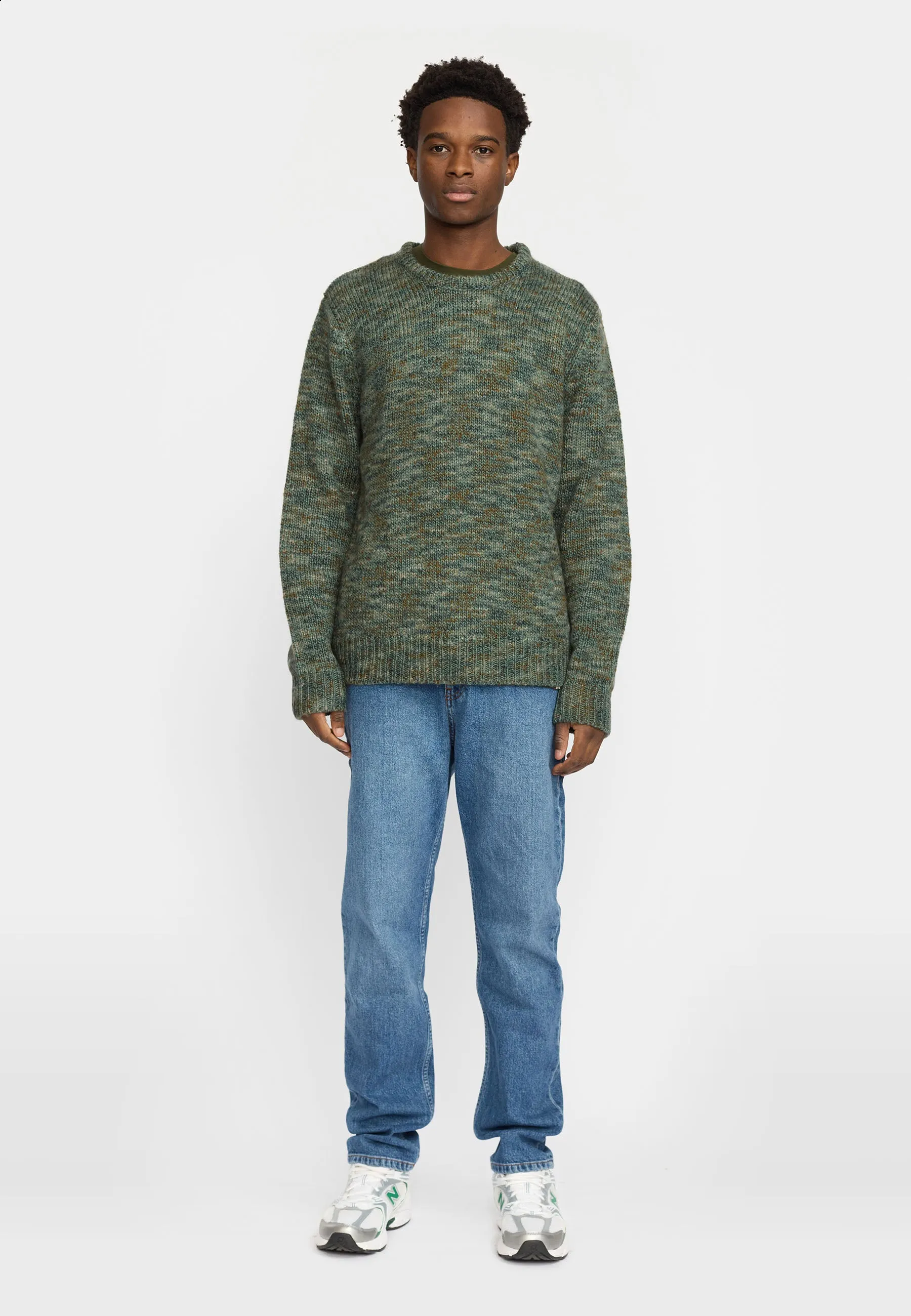 Knit Sweater / 6528 - Green sold by Revolution product image thumbnail 2