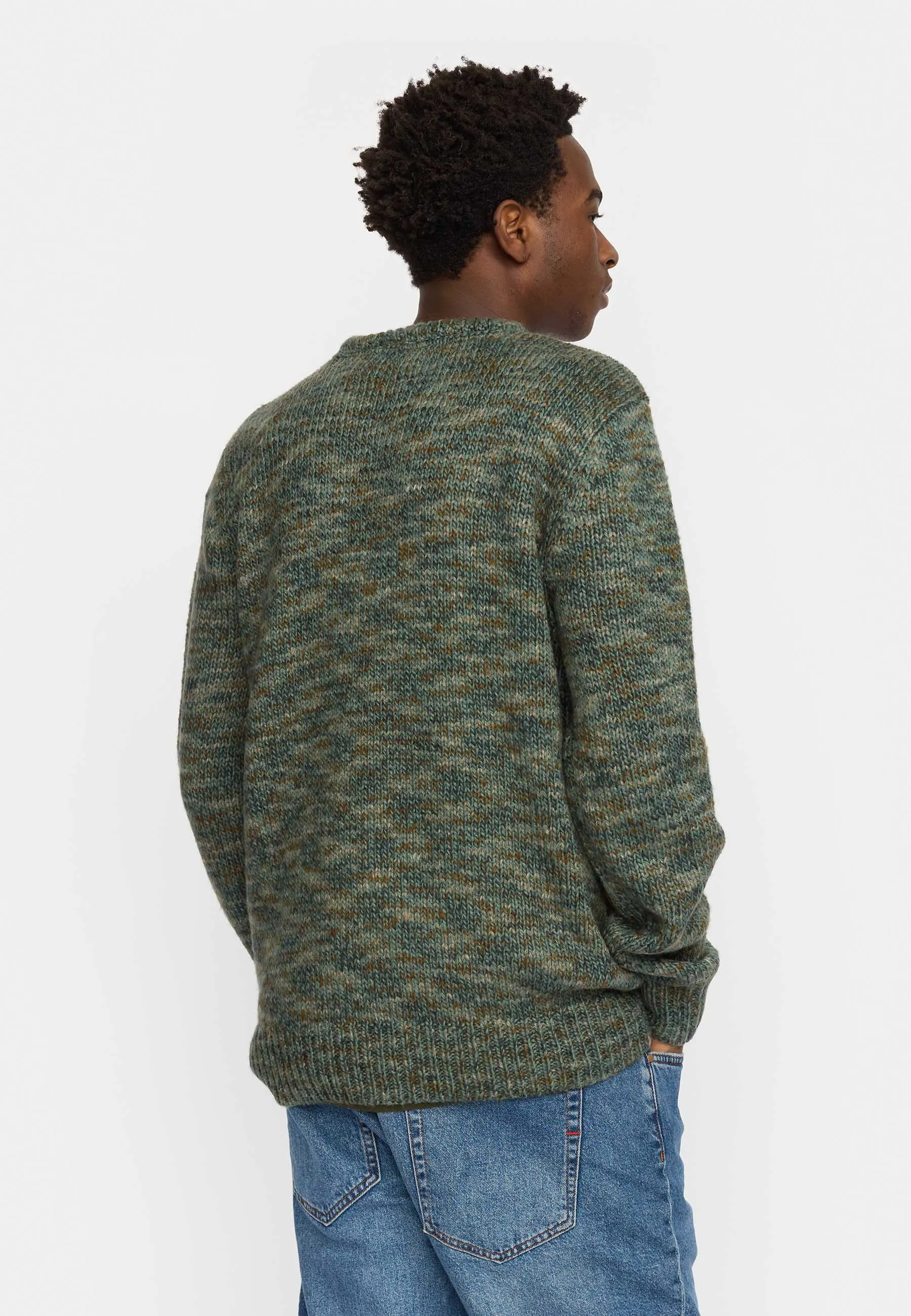Knit Sweater / 6528 - Green sold by Revolution product image thumbnail 3