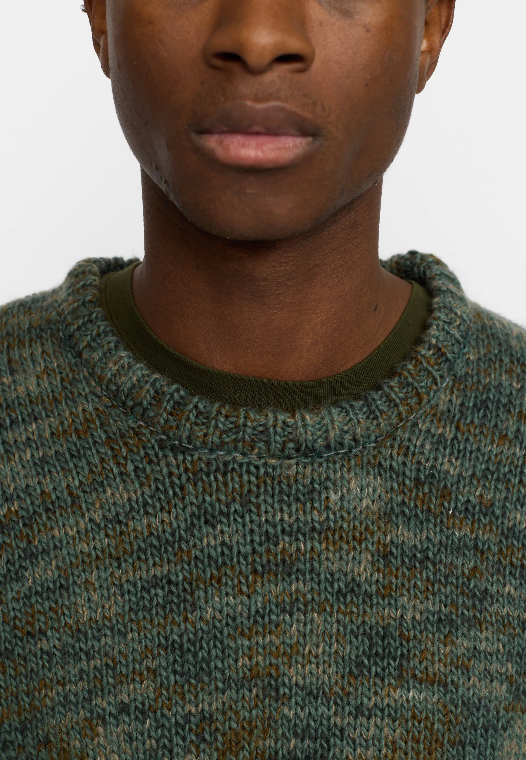 Knit Sweater / 6528 - Green sold by Revolution product image thumbnail 4