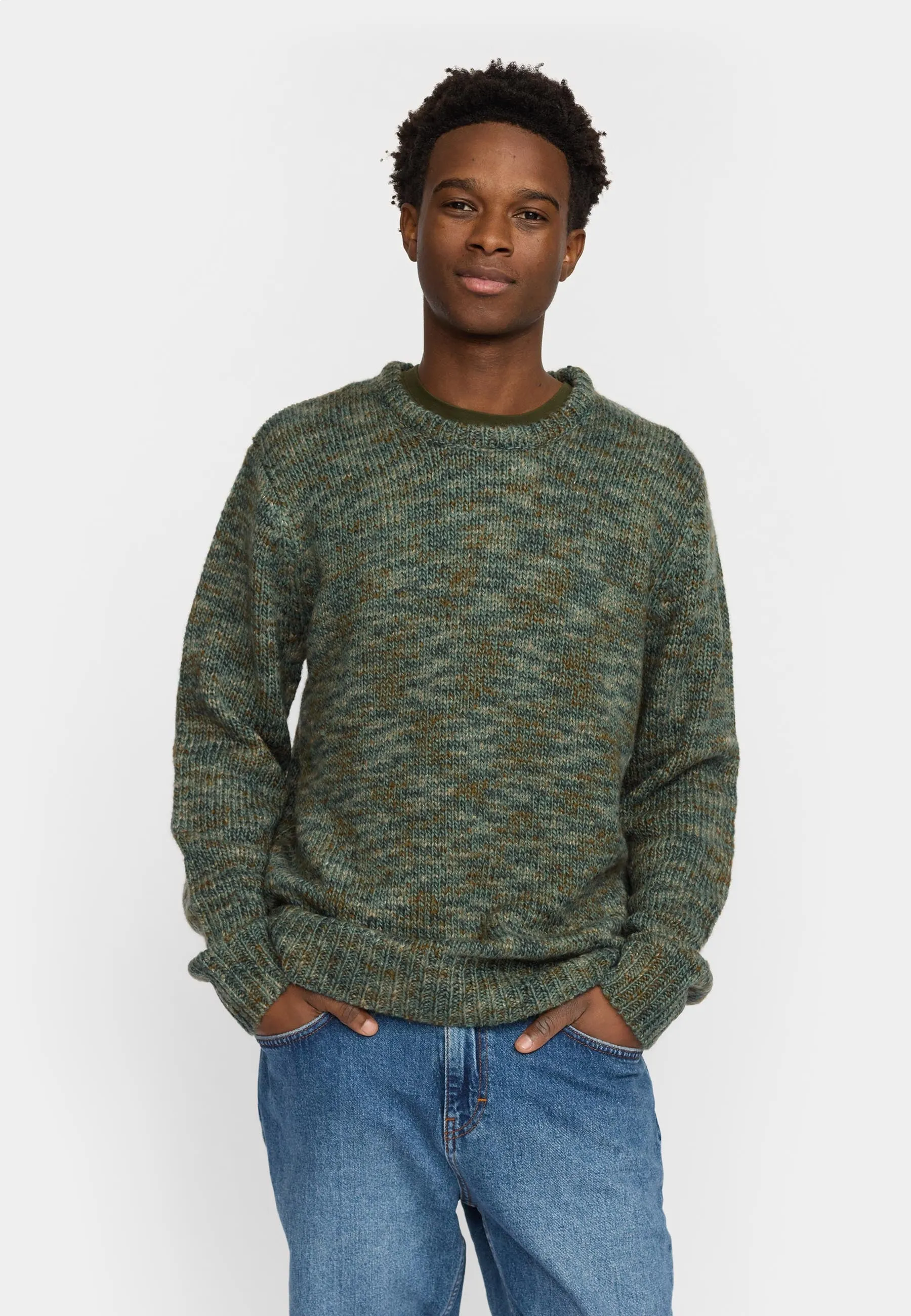 Knit Sweater / 6528 - Green sold by Revolution