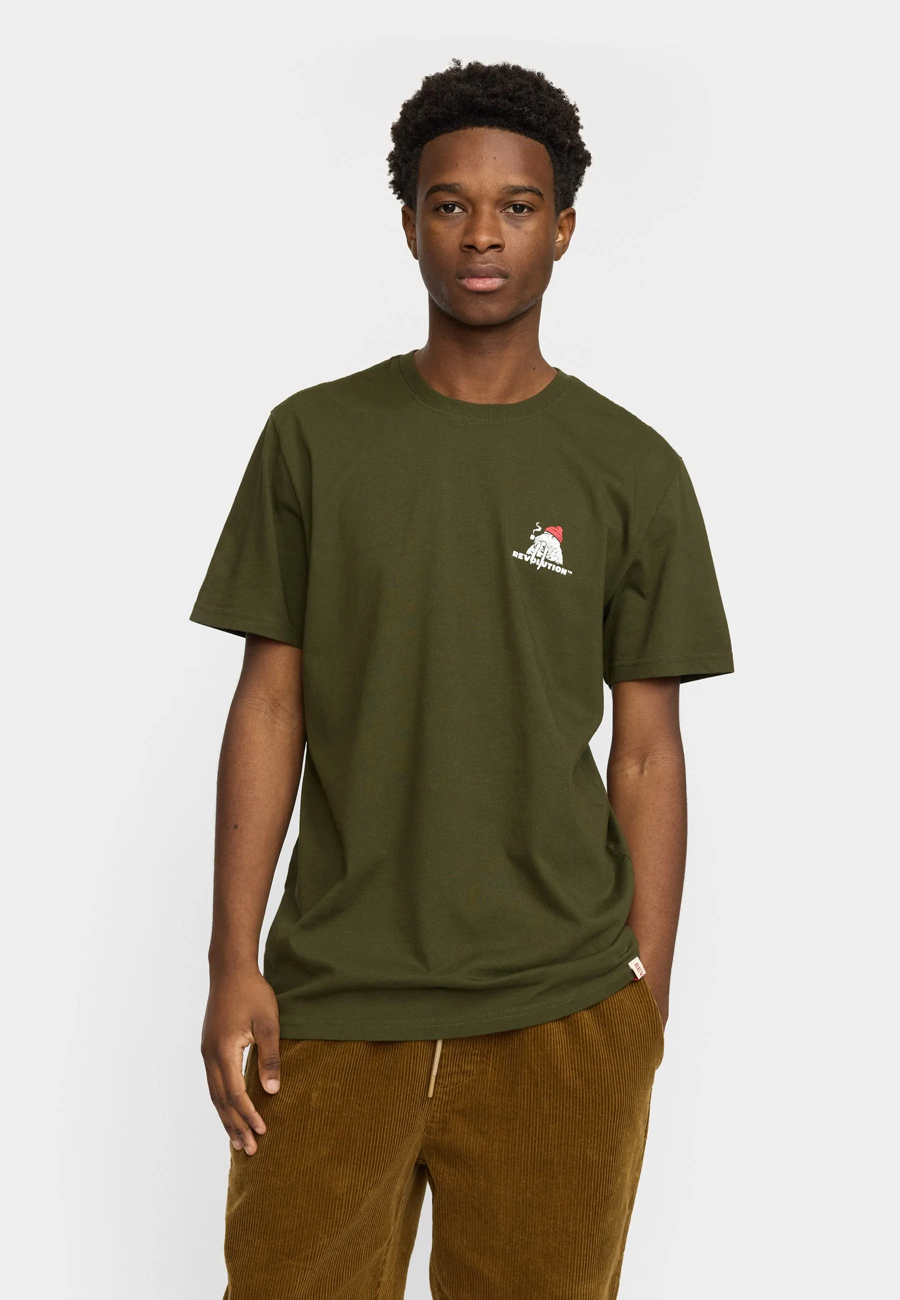 Printed T-shirt / 1427 WAL - Army sold by Revolution product image thumbnail 3