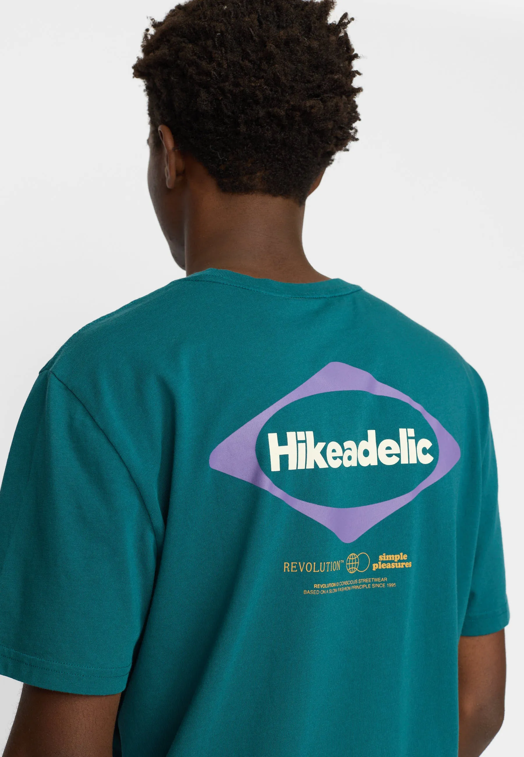 Printed T-shirt / 1427 HIK - Darkpetrol sold by Revolution product image thumbnail 3