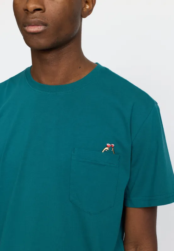 Printed T-shirt / 1426 CHE - Darkpetrol sold by Revolution