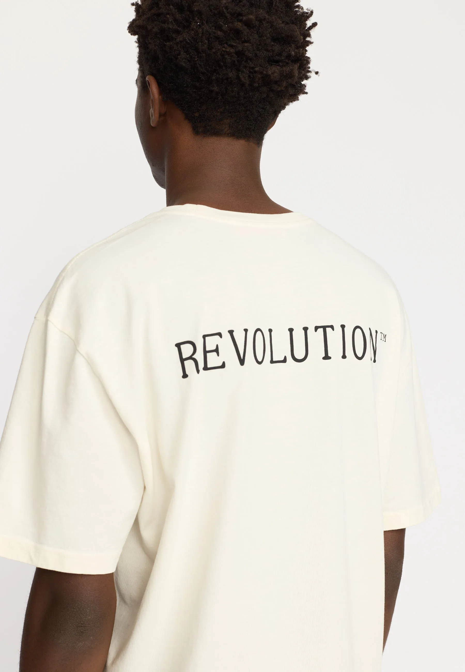 Loose T-shirt / 1063 REV - Offwhite sold by Revolution product image thumbnail 5