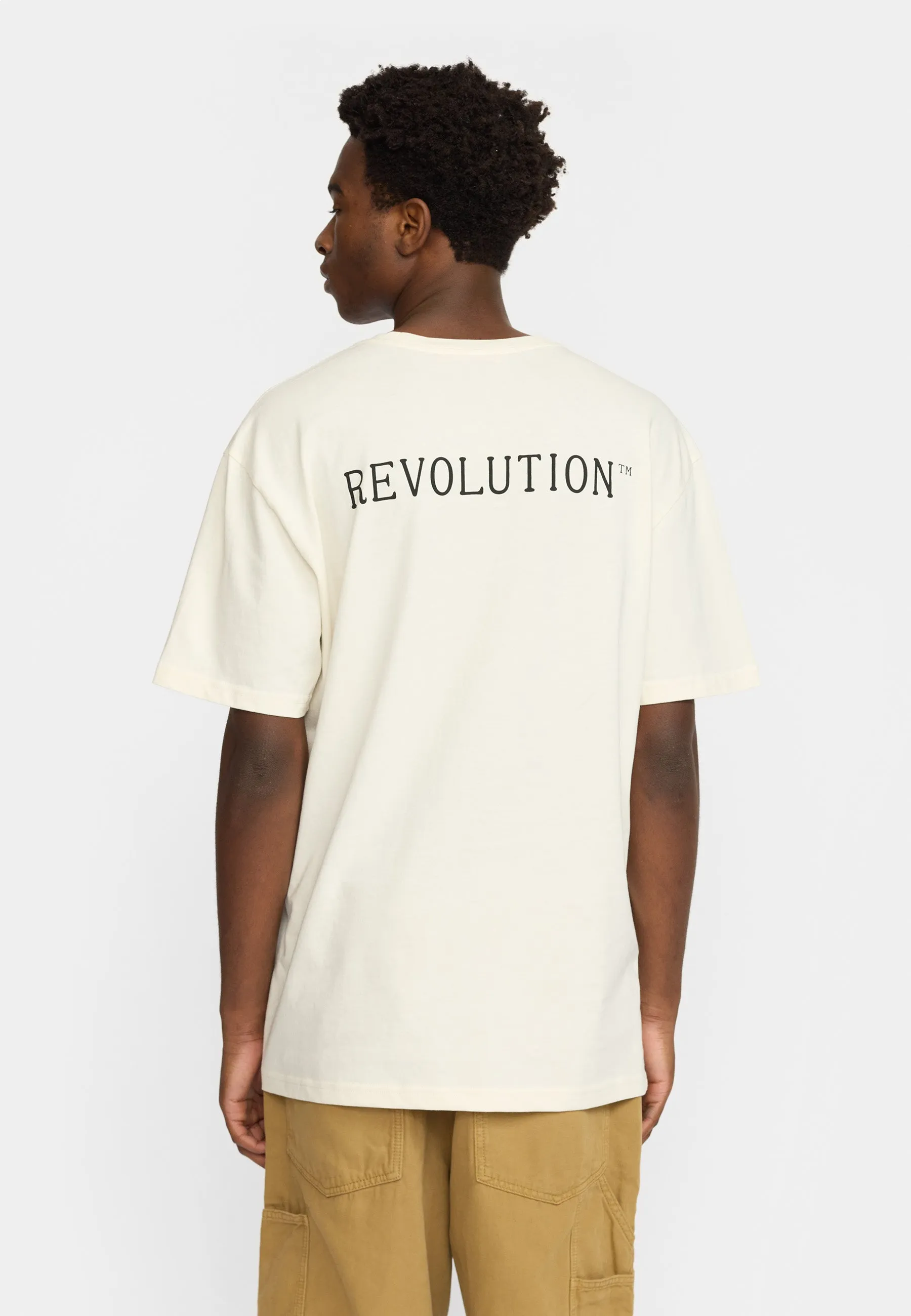Loose T-shirt / 1063 REV - Offwhite sold by Revolution product image thumbnail 4