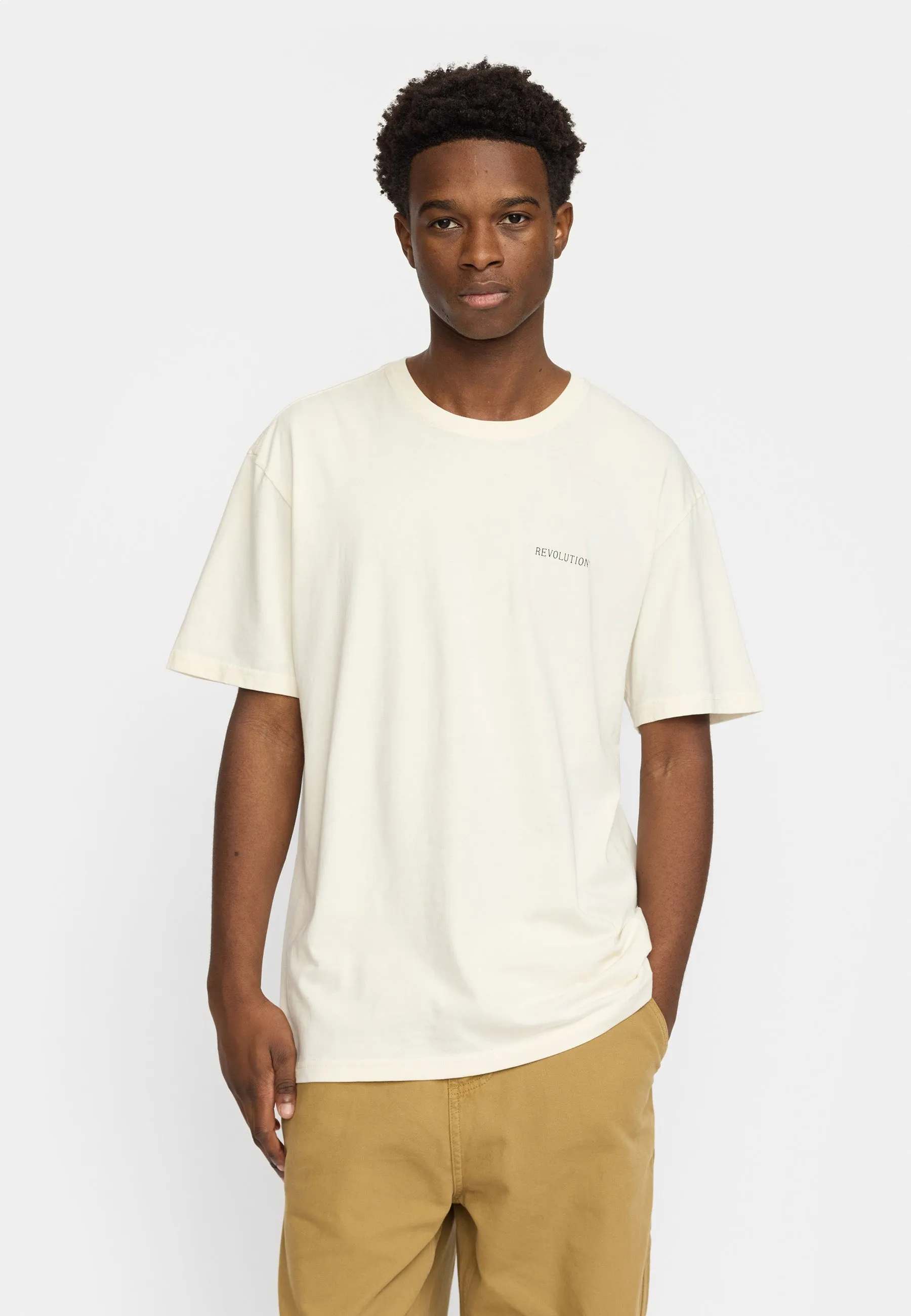 Loose T-shirt / 1063 REV - Offwhite sold by Revolution product image thumbnail 3