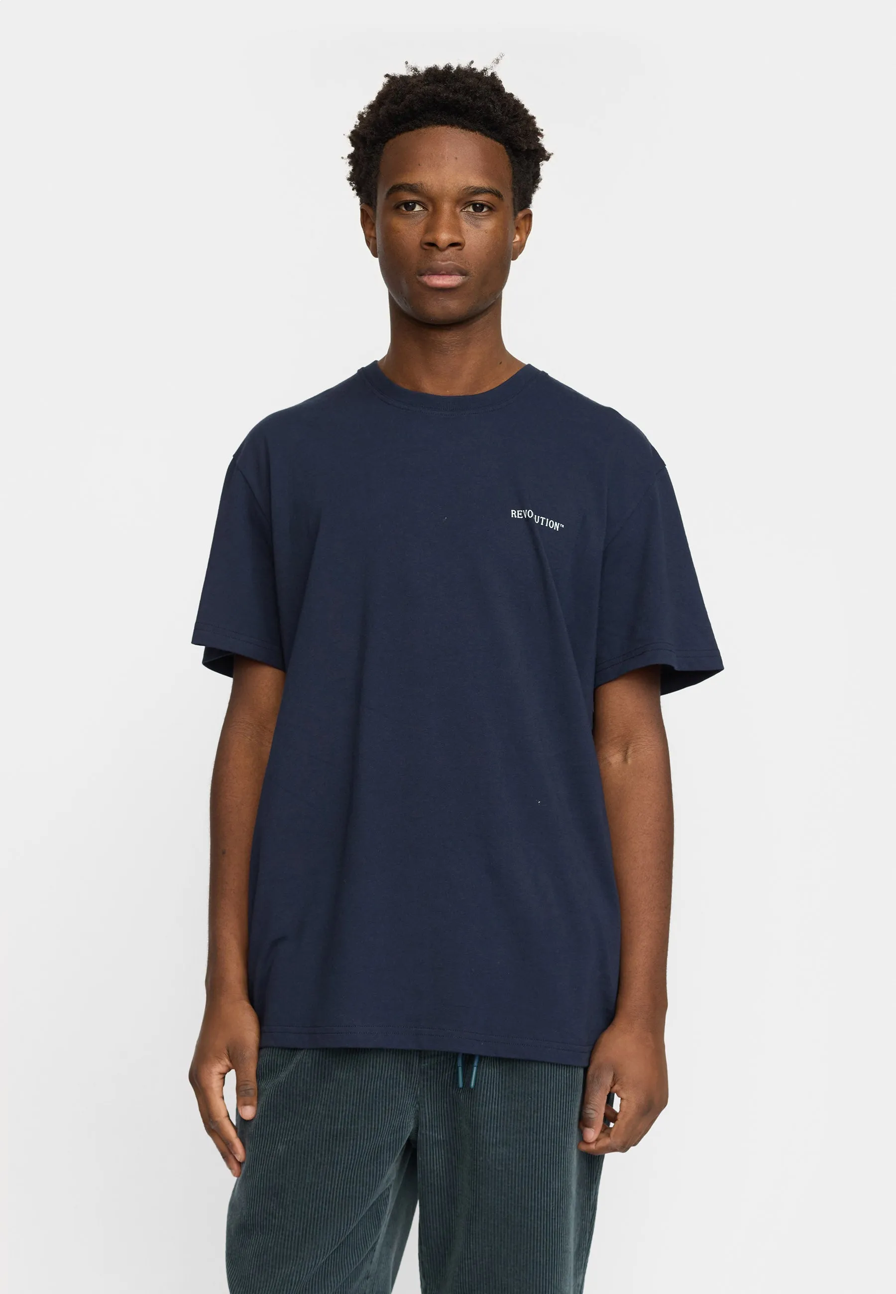 Loose T-shirt / 1063 REV - Navy sold by Revolution product image thumbnail 3