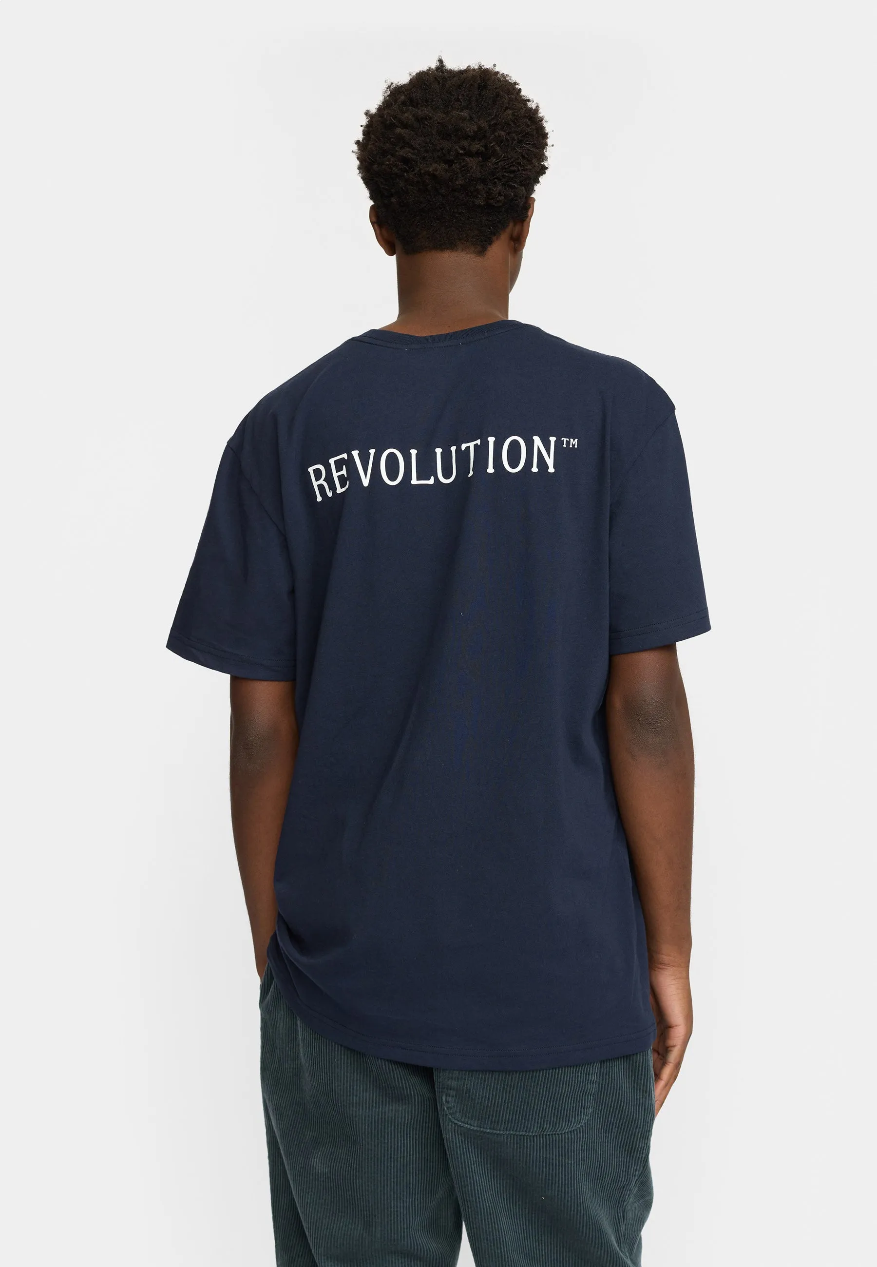 Loose T-shirt / 1063 REV - Navy sold by Revolution product image thumbnail 4
