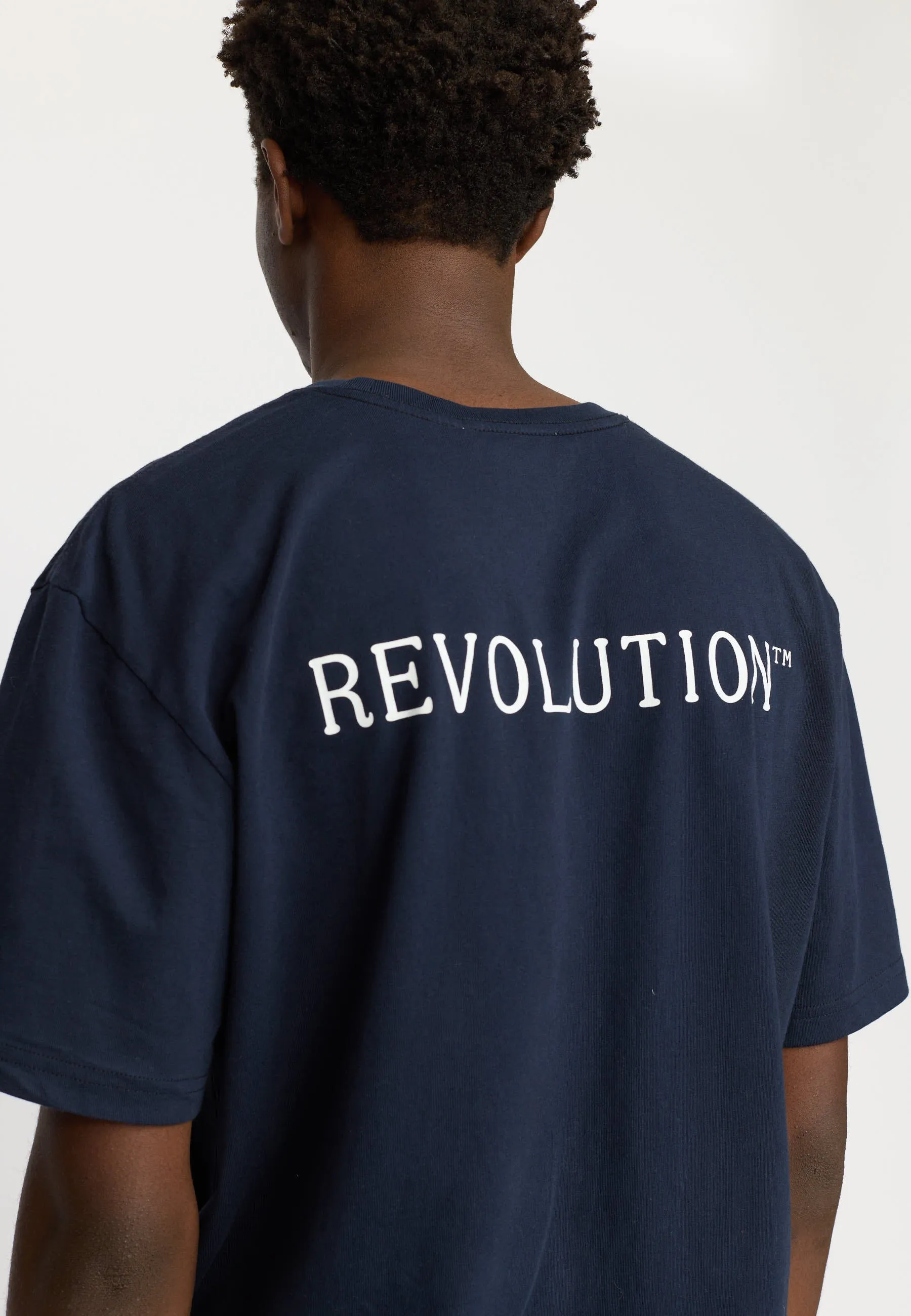 Loose T-shirt / 1063 REV - Navy sold by Revolution product image thumbnail 5