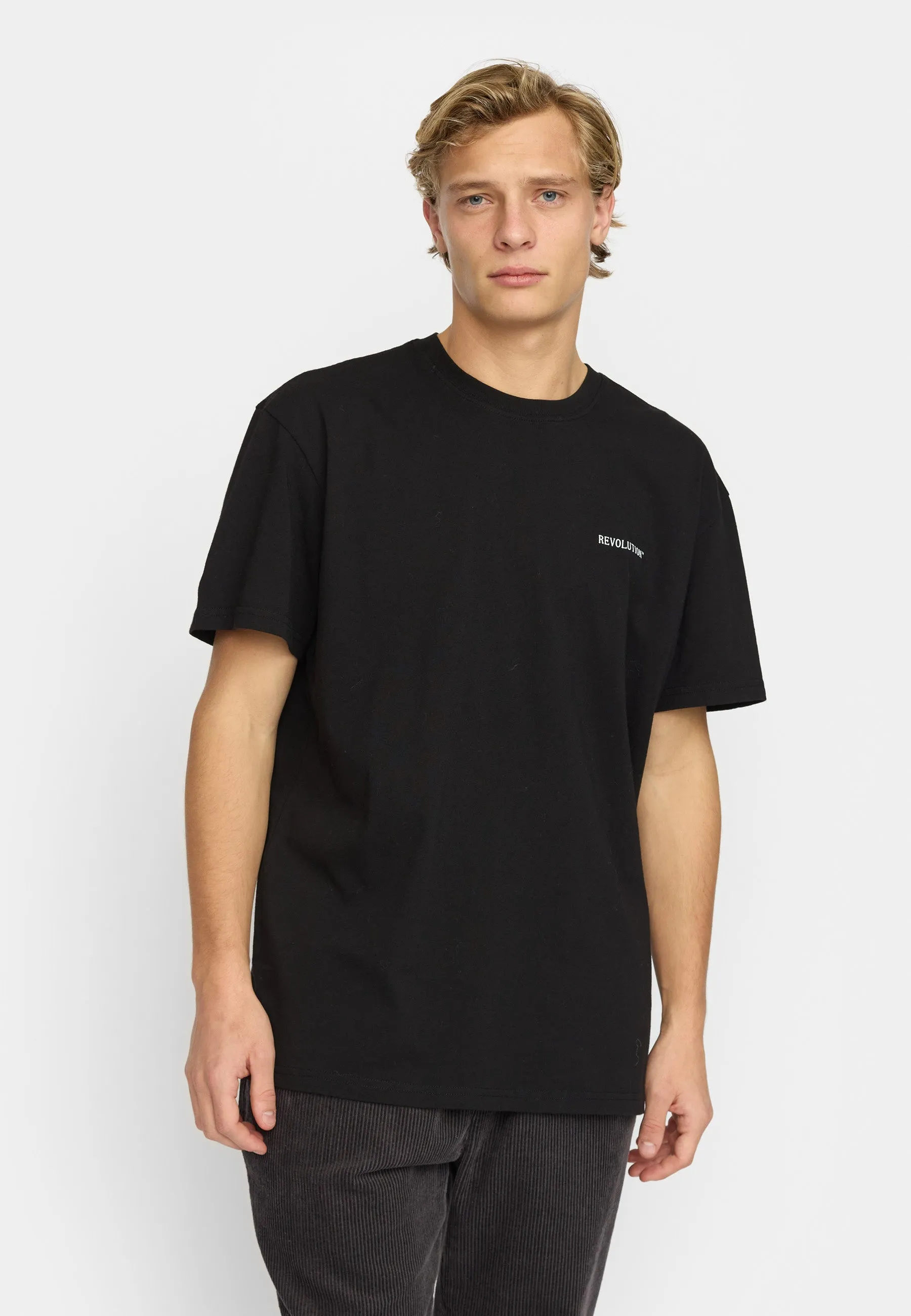 Loose T-shirt / 1063 REV - Black sold by Revolution product image thumbnail 3