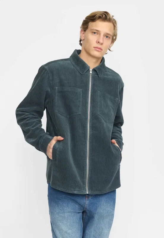 Overshirt w. Zipper / 3970 - Petrol sold by Revolution
