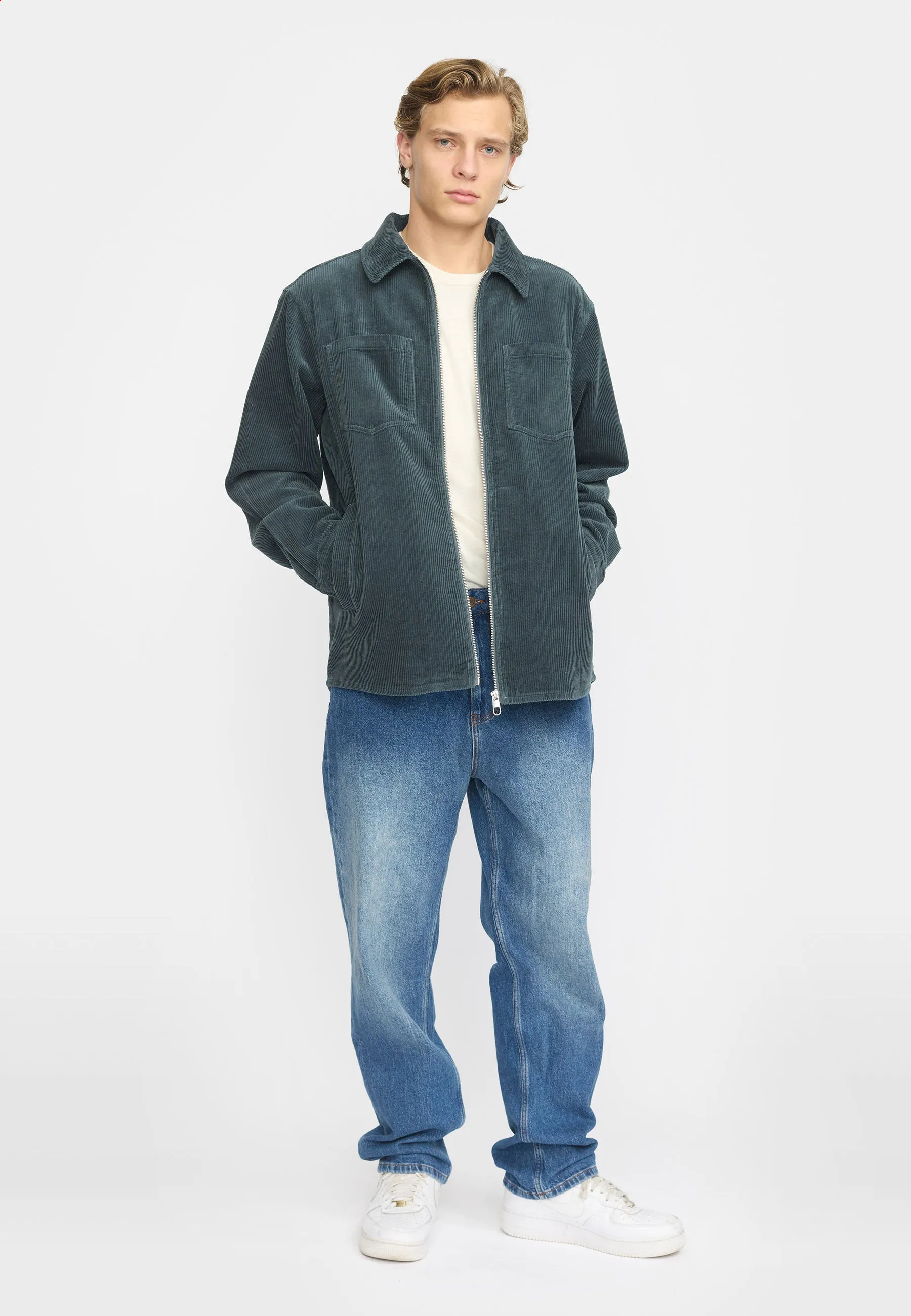 Overshirt w. Zipper / 3970 - Petrol sold by Revolution product image thumbnail 2