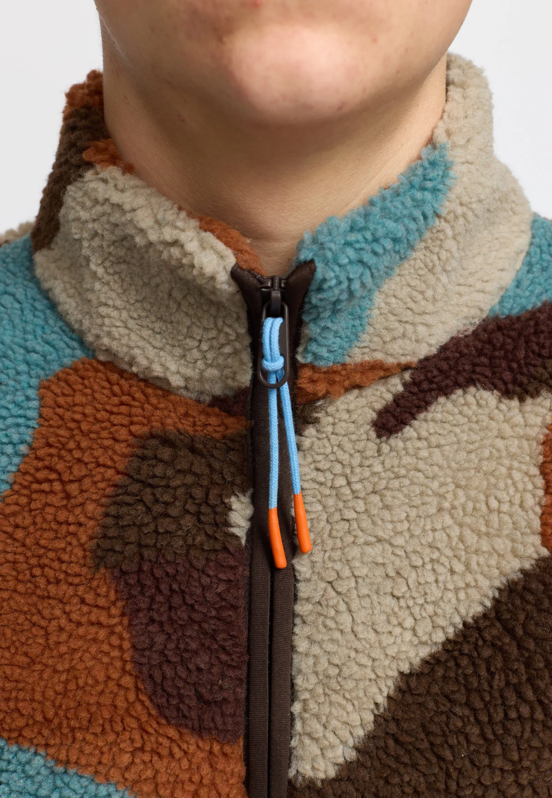 Printed Teddy Jacket / 7023 - Brown sold by Revolution product image thumbnail 4