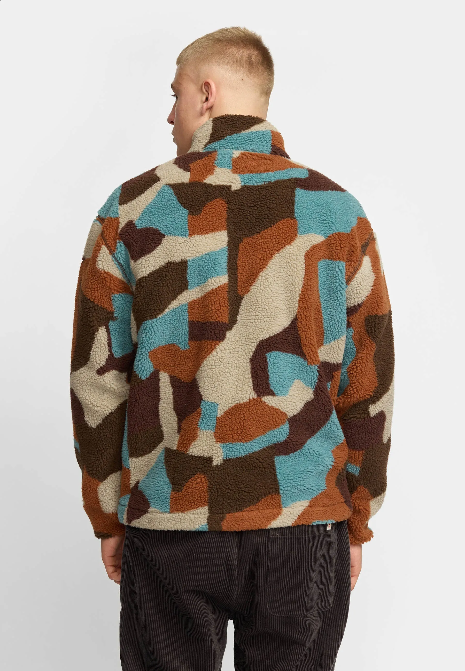 Printed Teddy Jacket / 7023 - Brown sold by Revolution product image thumbnail 3