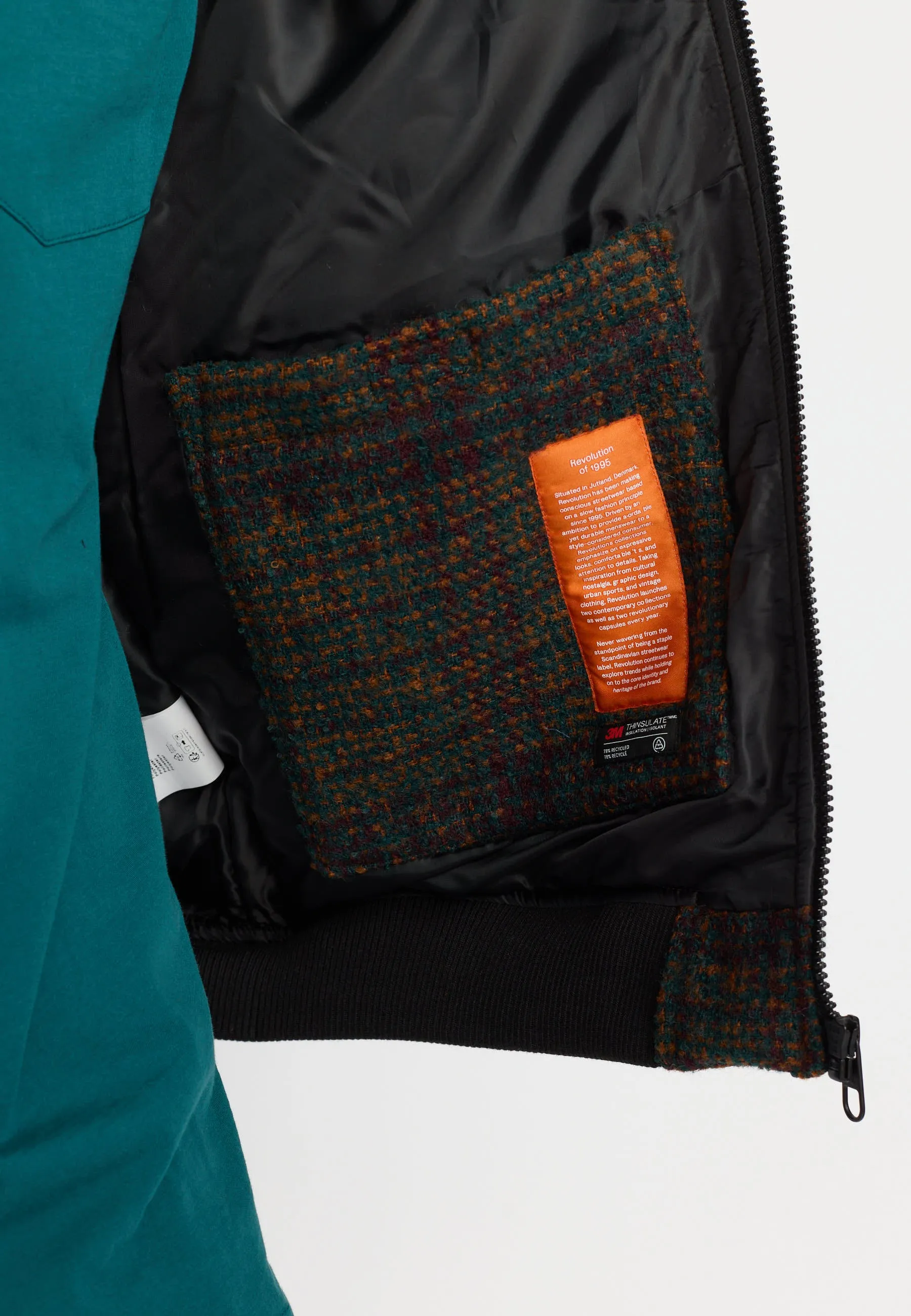 Bomber Jacket / 7880 - Darkgreen sold by Revolution product image thumbnail 5