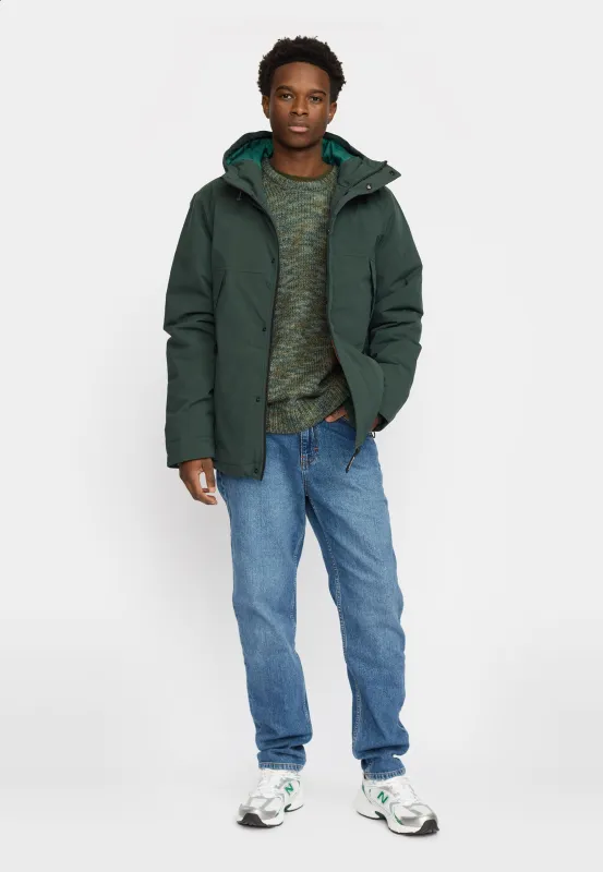 Padded Tech Jacket / 7869 - Darkgreen sold by Revolution