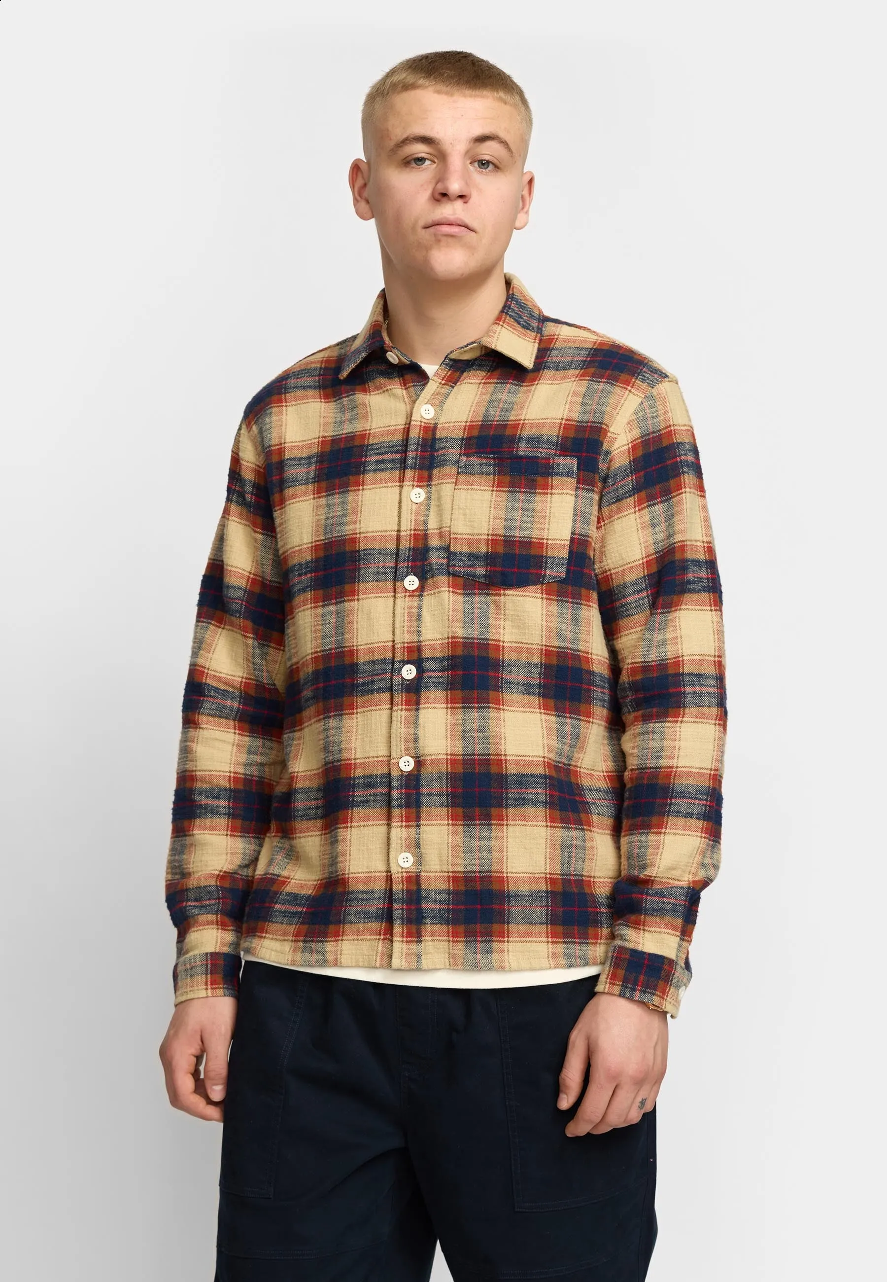 Loose Shirt / 3201 - Navy sold by Revolution