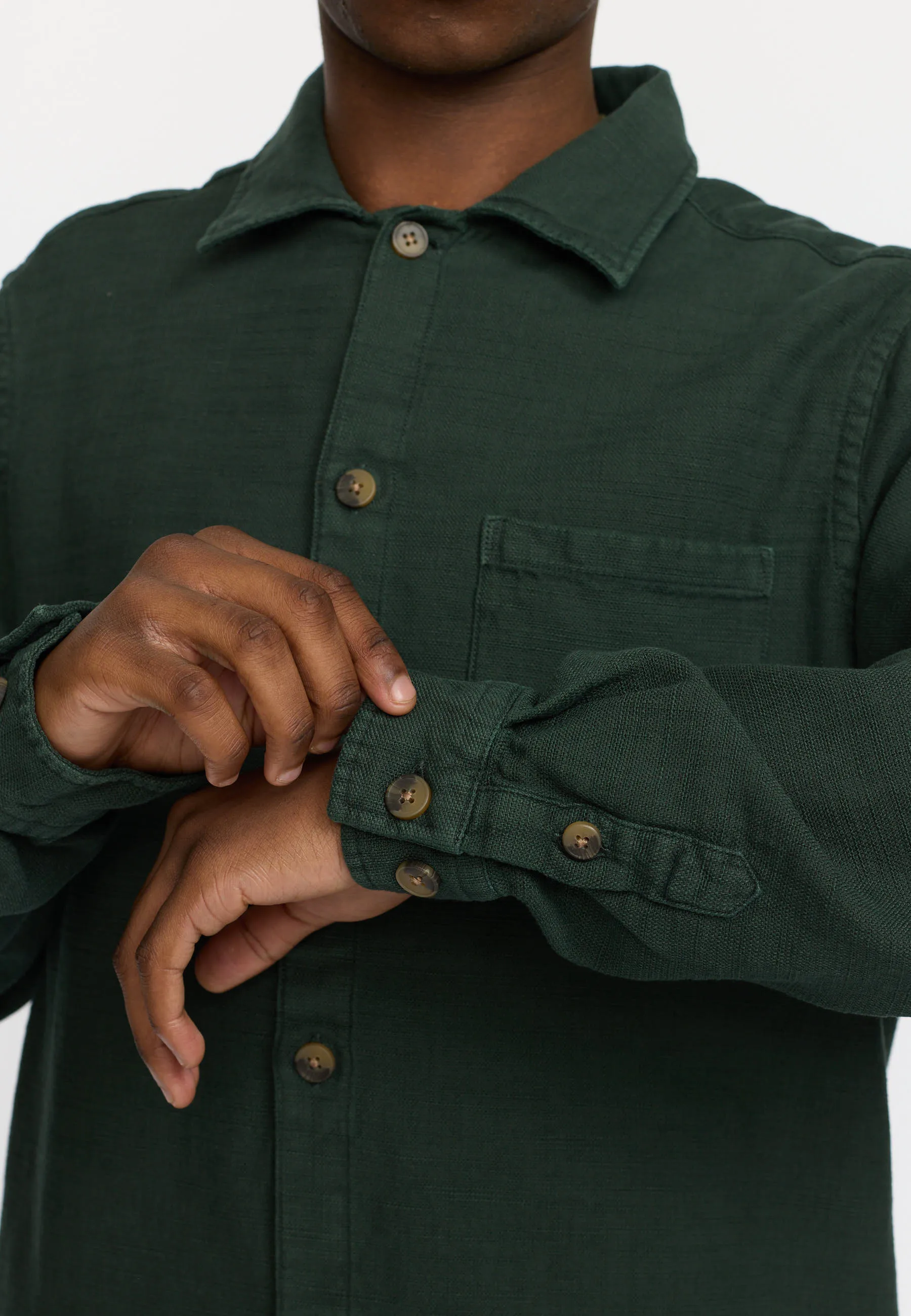 Casual Shirt / 3997 - Darkgreen sold by Revolution product image thumbnail 5