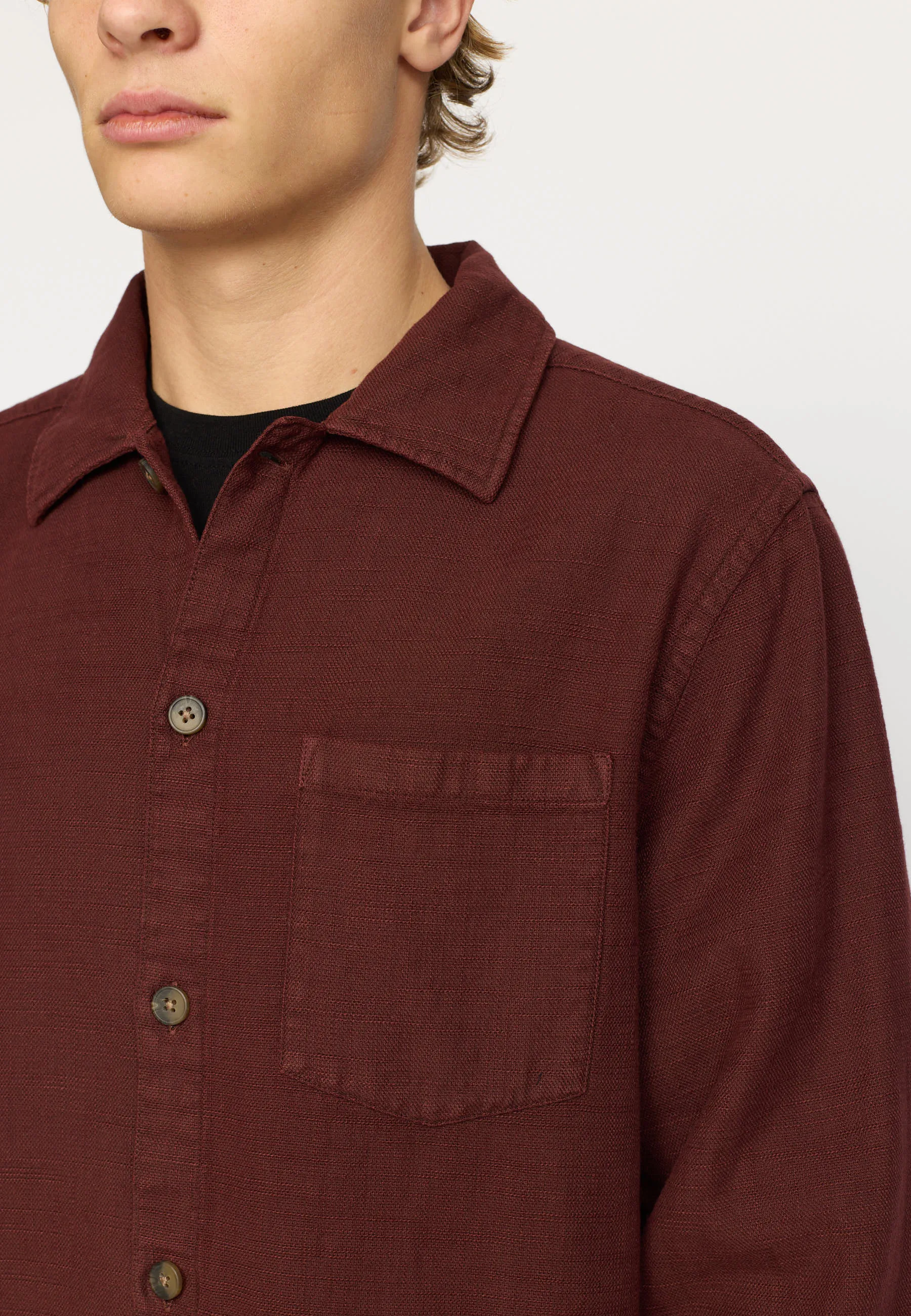 Casual Shirt / 3997 - Burgundy sold by Revolution product image thumbnail 4