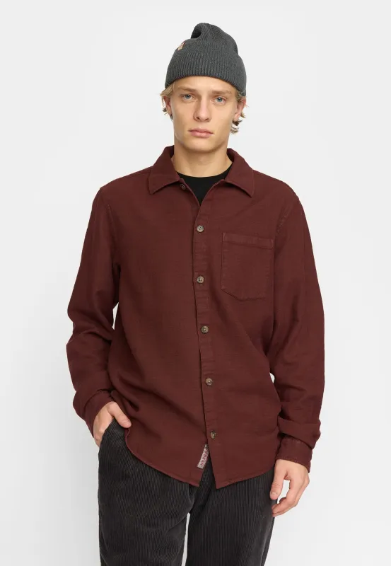 Casual Shirt / 3997 - Burgundy sold by Revolution