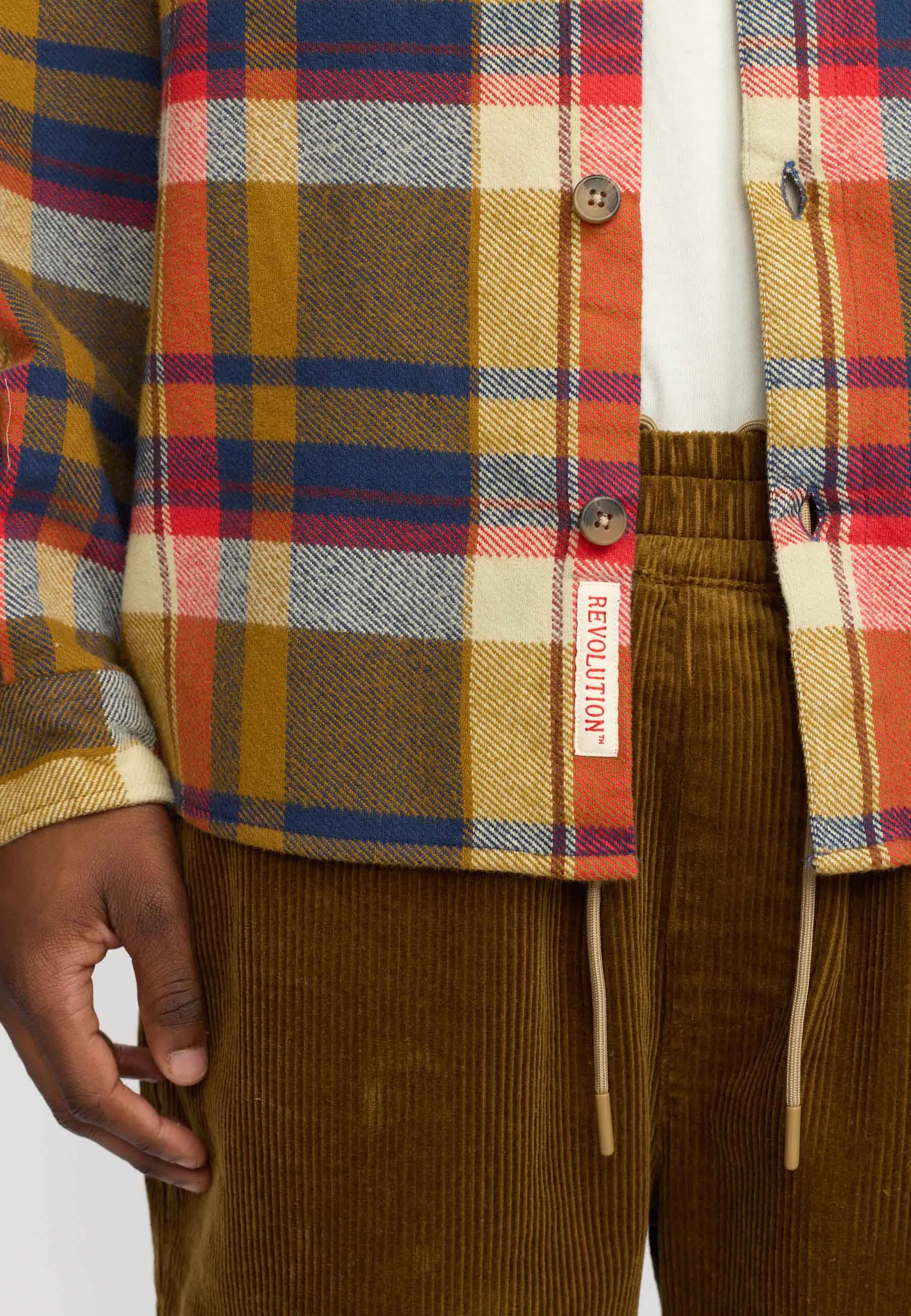 Casual Shirt / 3196 - Dustbrown sold by Revolution product image thumbnail 5