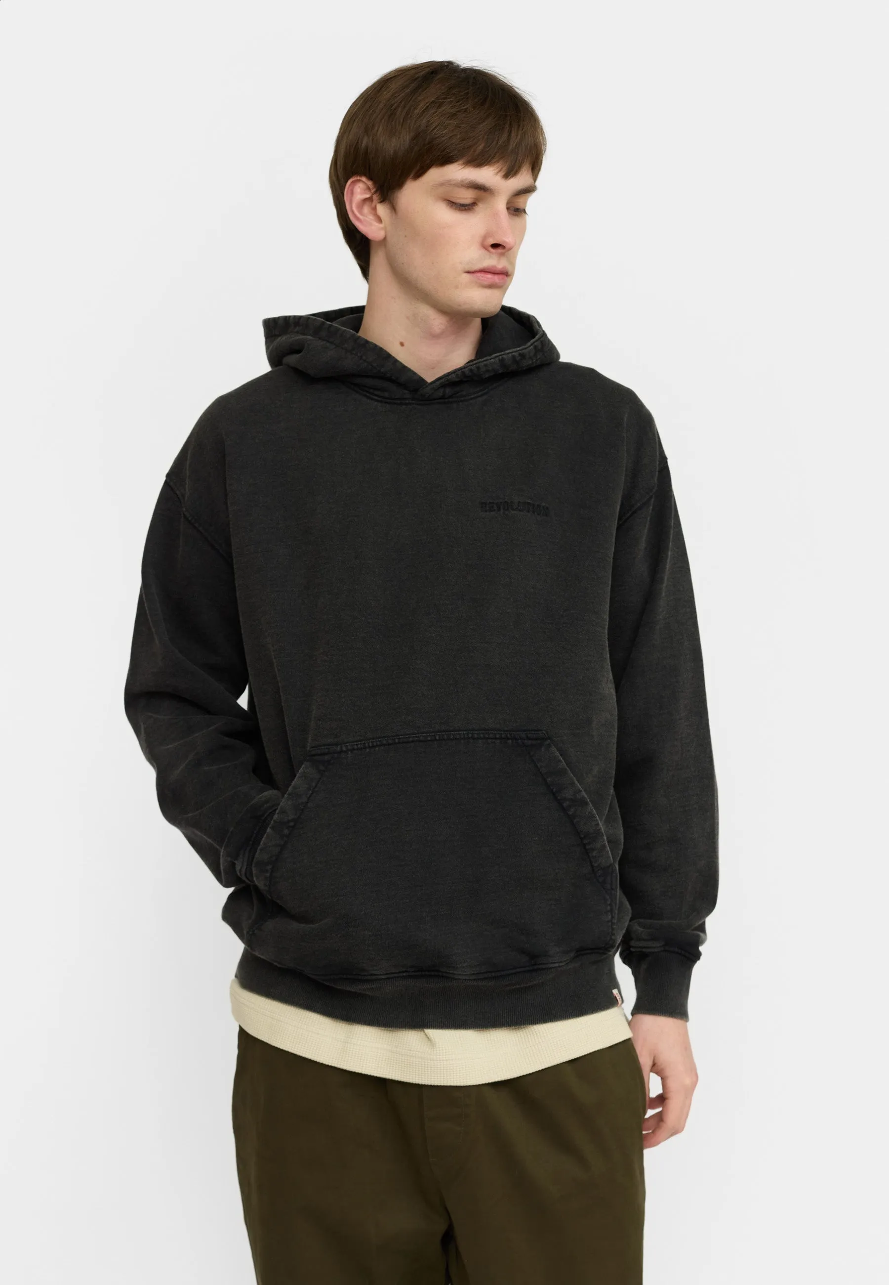 Loose Hoodie / 2797 REV - Black sold by Revolution product image thumbnail 3