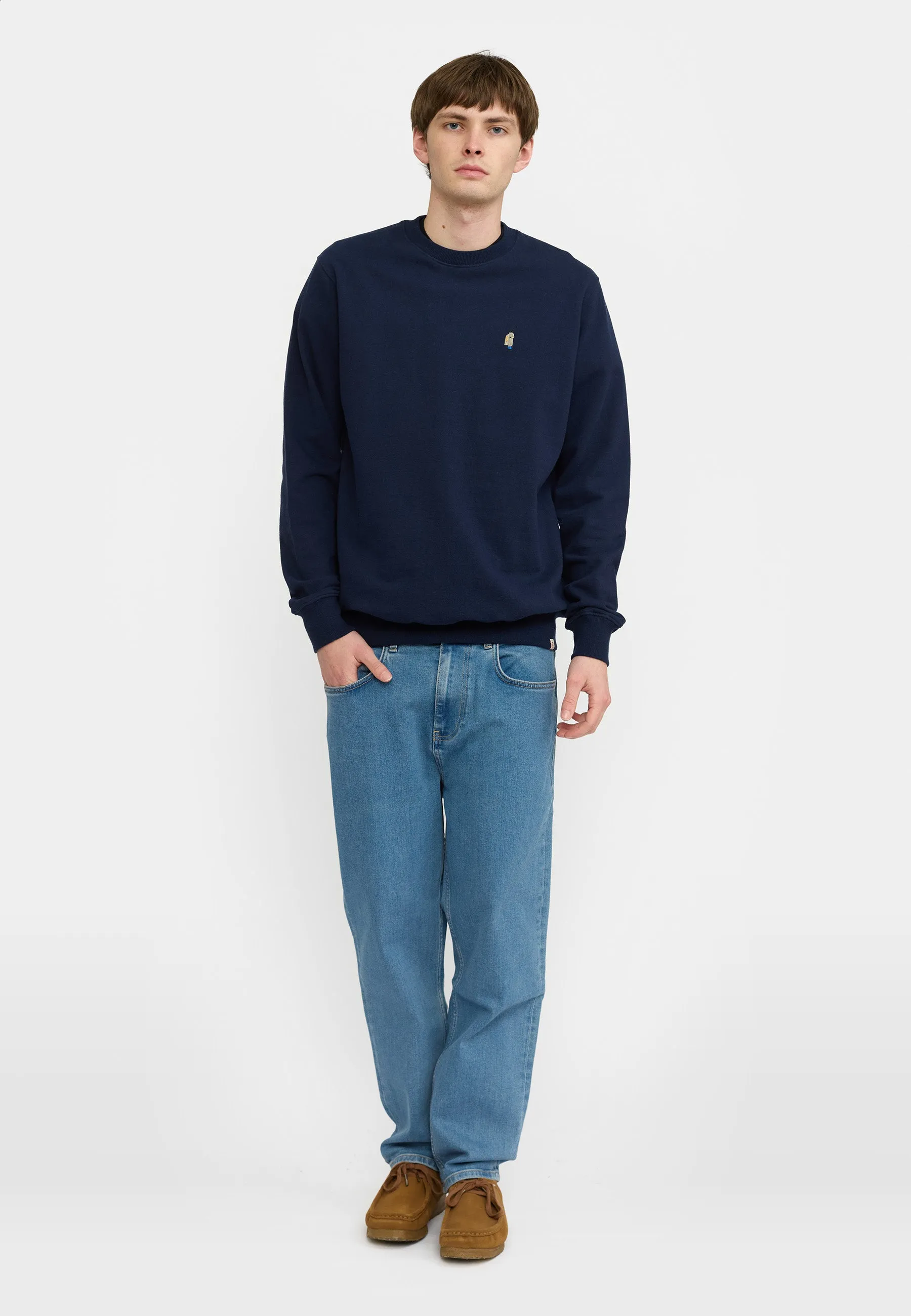 Application Sweatshirt / 2792 DEA - Navy-melange sold by Revolution product image thumbnail 5