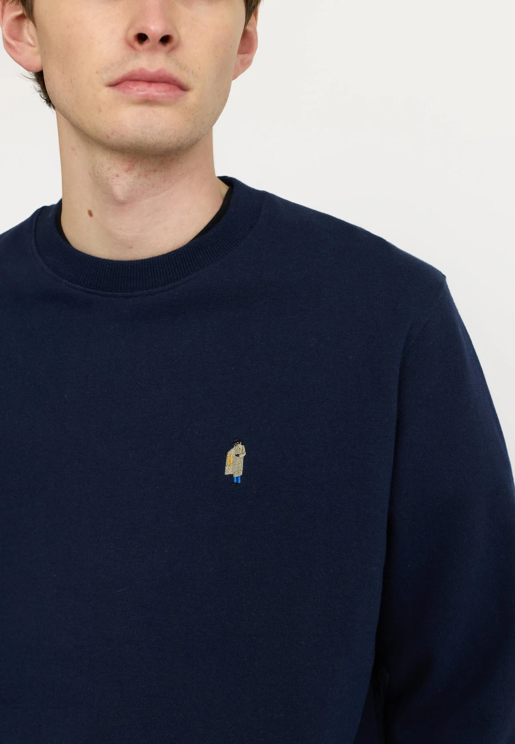 Application Sweatshirt / 2792 DEA - Navy-melange sold by Revolution