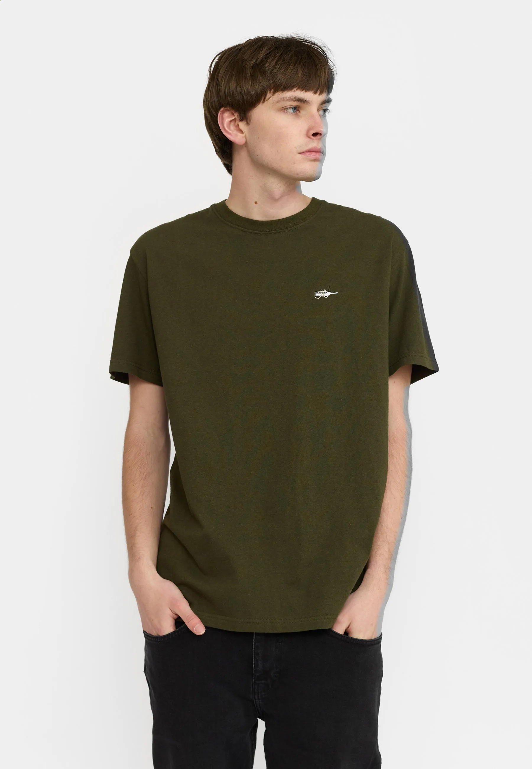 Application T-Shirt / 1425 SPA - Army-melange sold by Revolution product image thumbnail 3