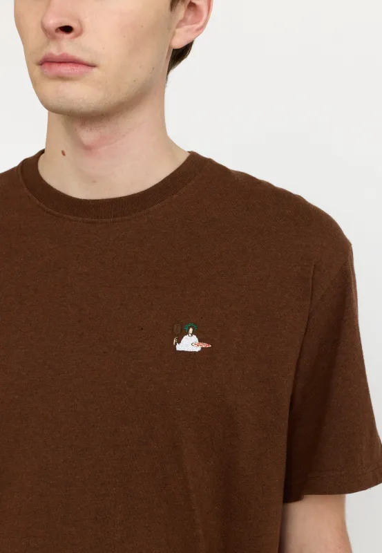Application T-Shirt / 1425 PIZ - Brown sold by Revolution