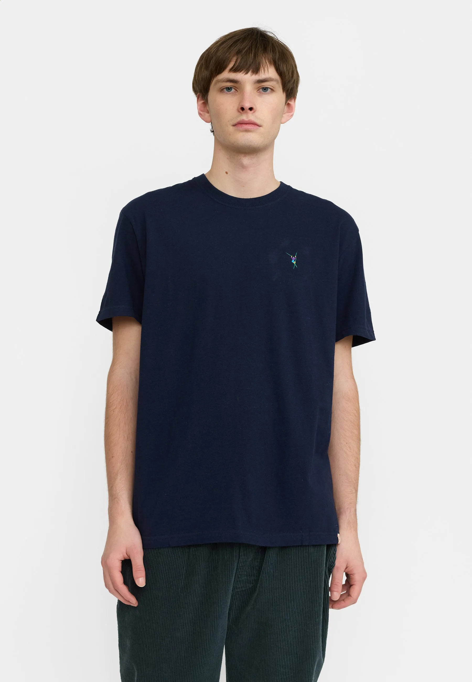 Application T-Shirt / 1425 JUM - Navy-melange sold by Revolution product image thumbnail 3