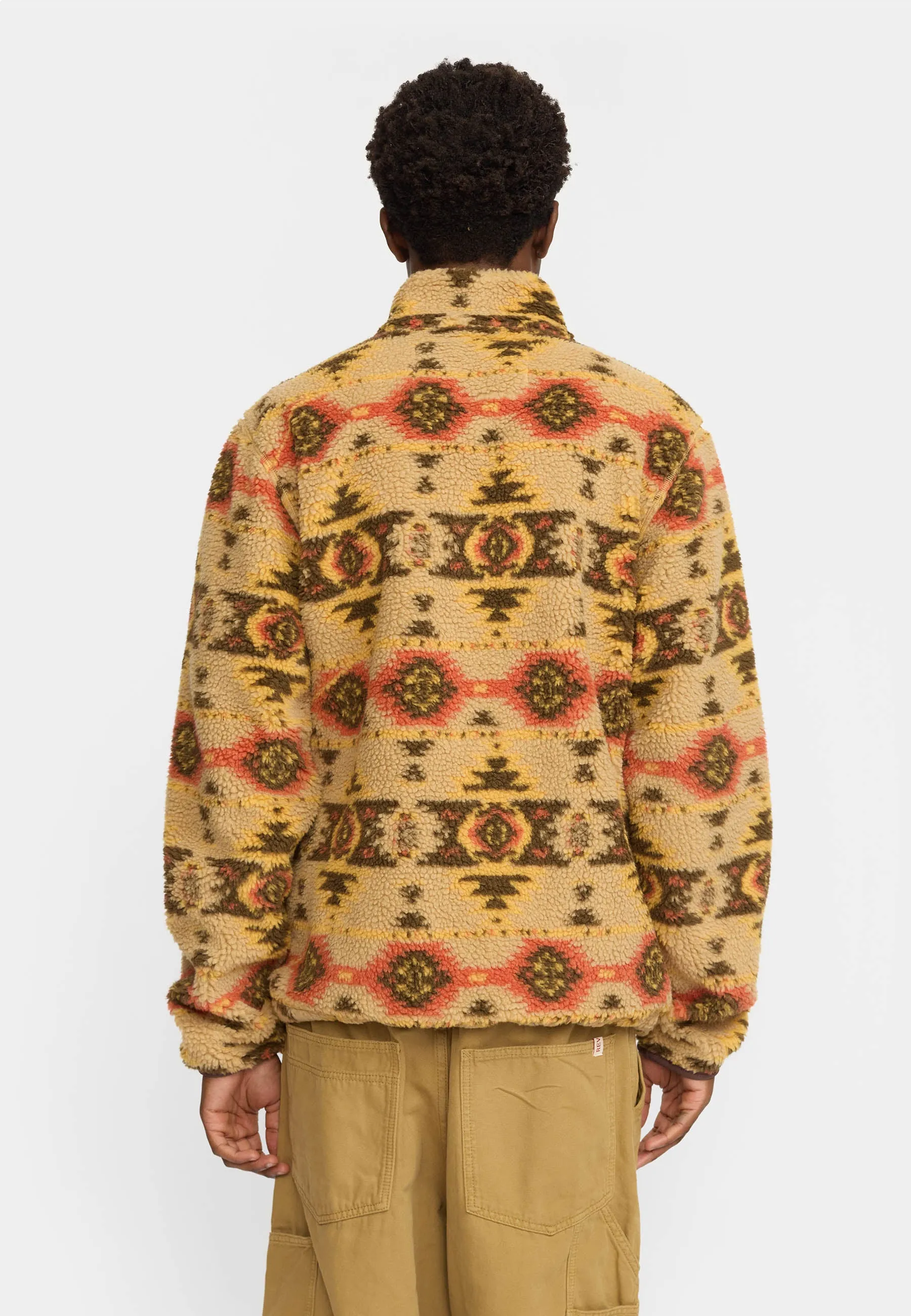 Printed Teddy Jacket / 7020 - Lightbrown sold by Revolution product image thumbnail 3
