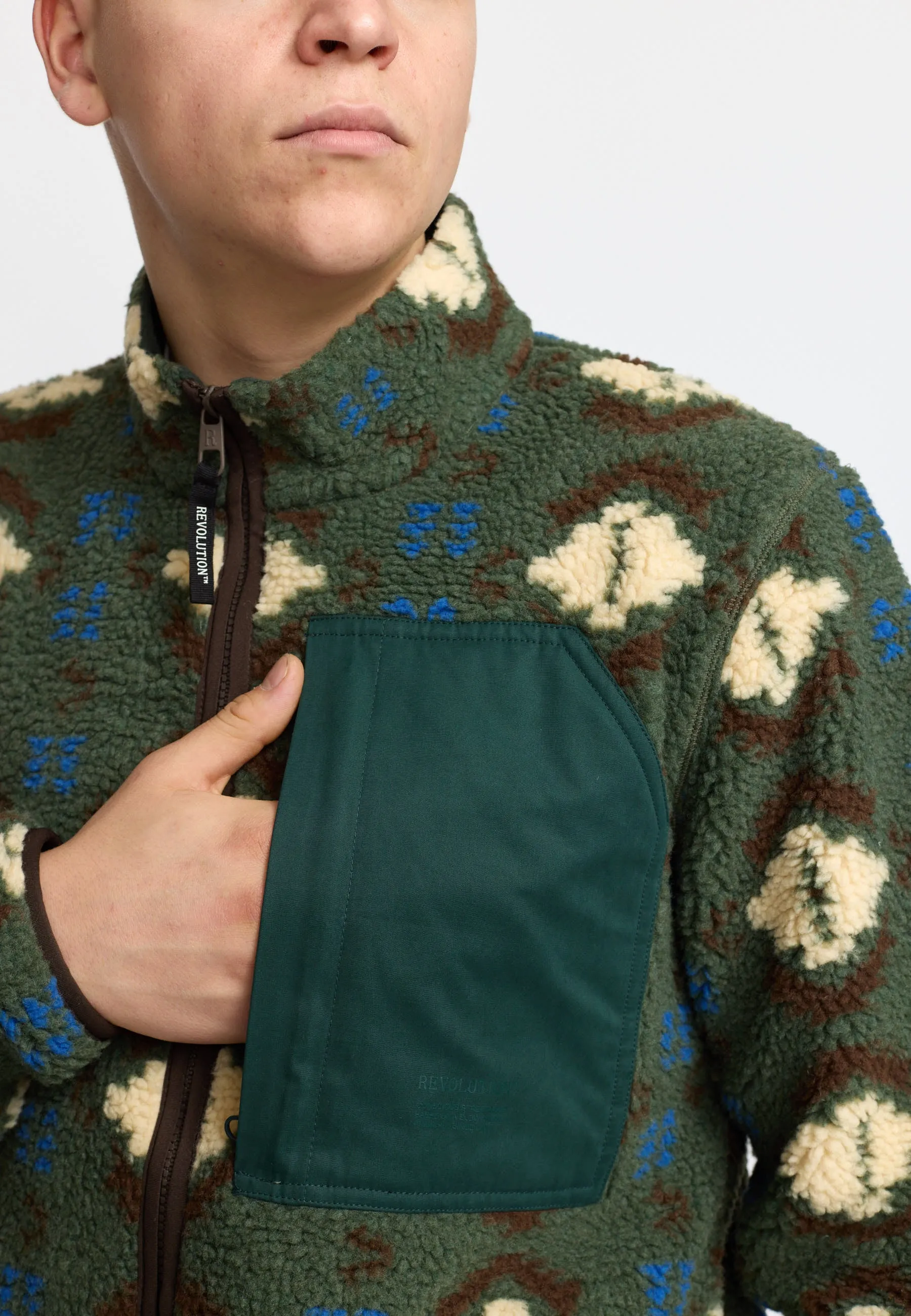 Printed Pocket Teddy / 7019 - Green sold by Revolution product image thumbnail 4