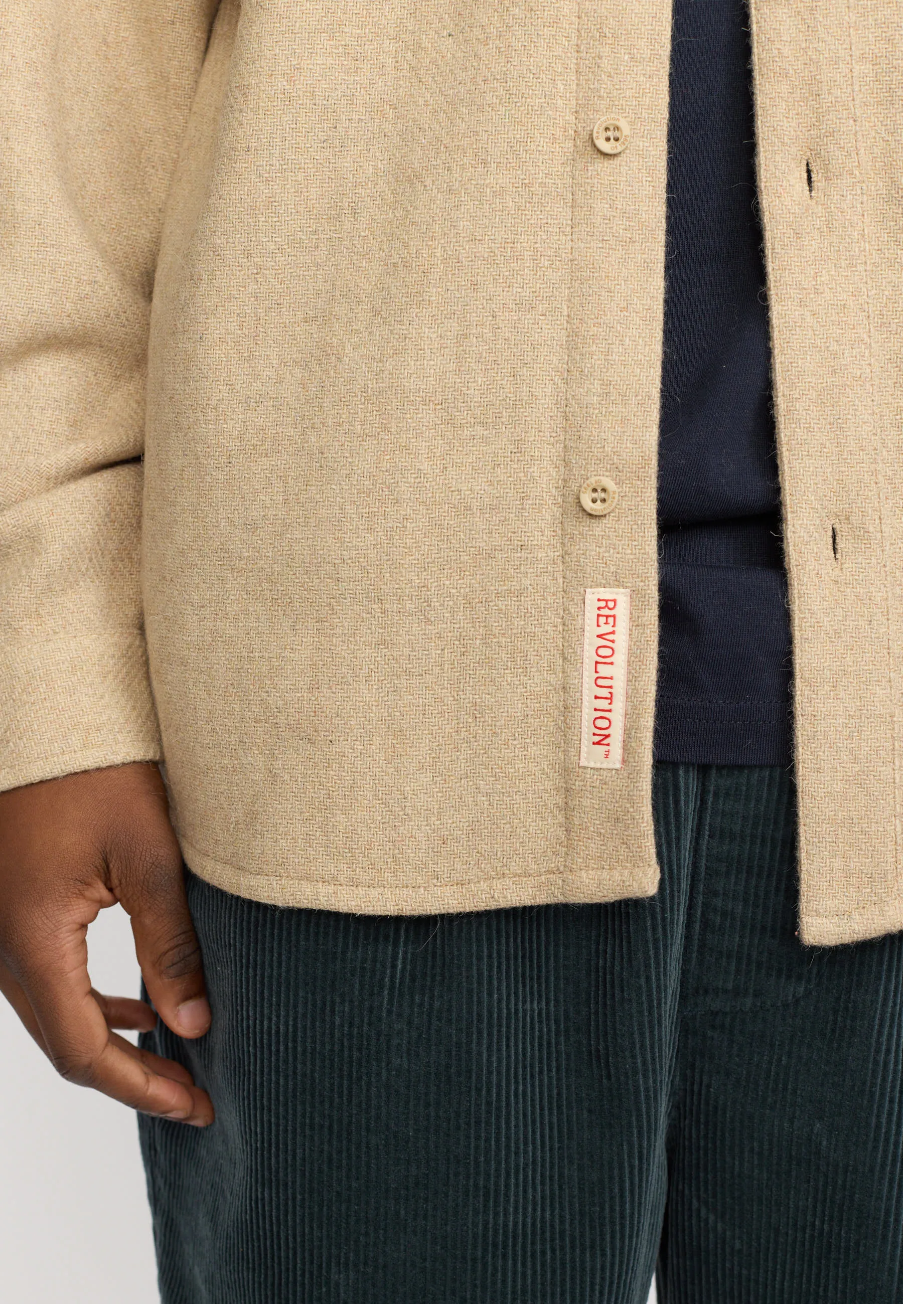 Utility Overshirt / 3217 - Beige sold by Revolution product image thumbnail 4