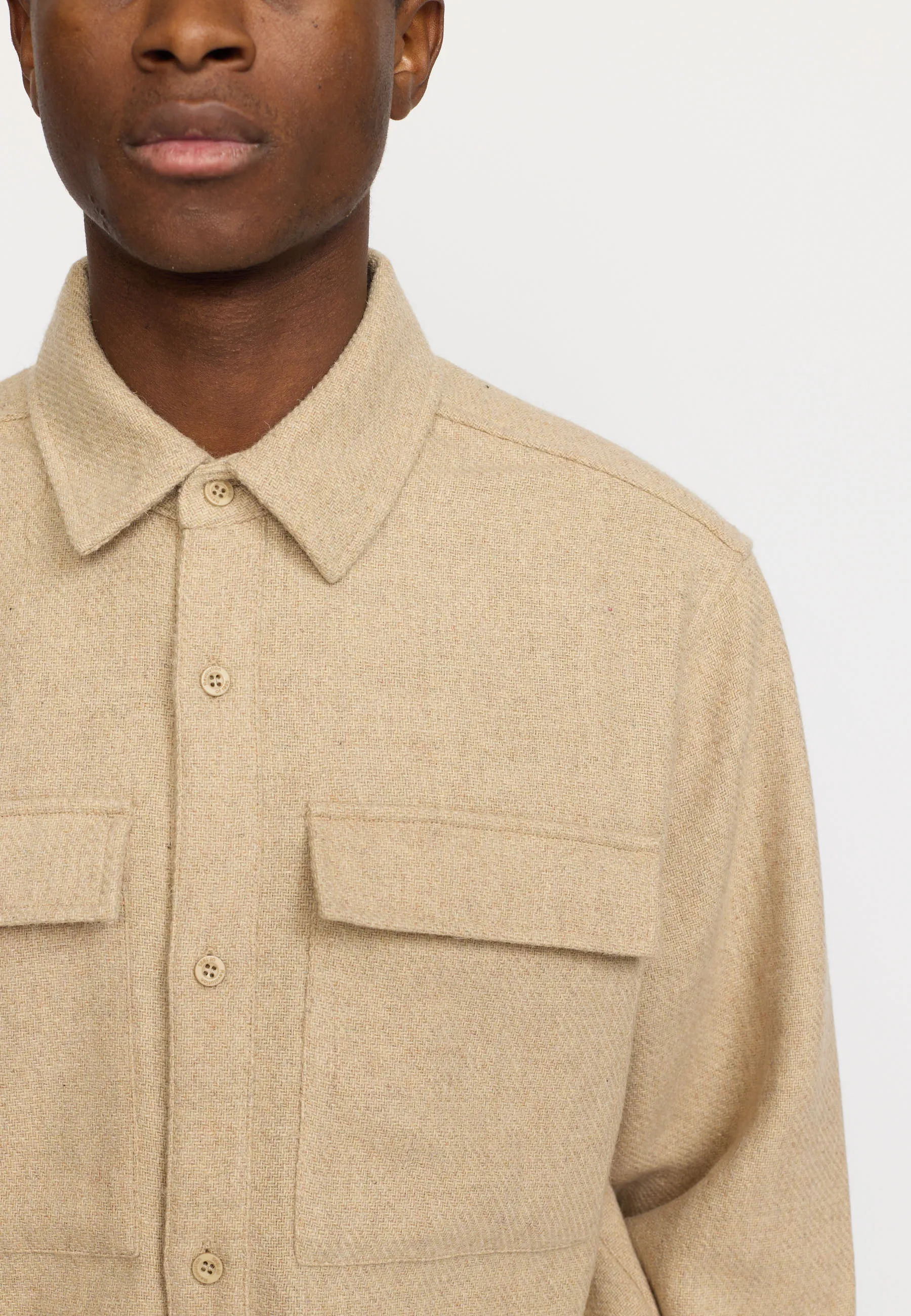 Utility Overshirt / 3217 - Beige sold by Revolution product image thumbnail 3