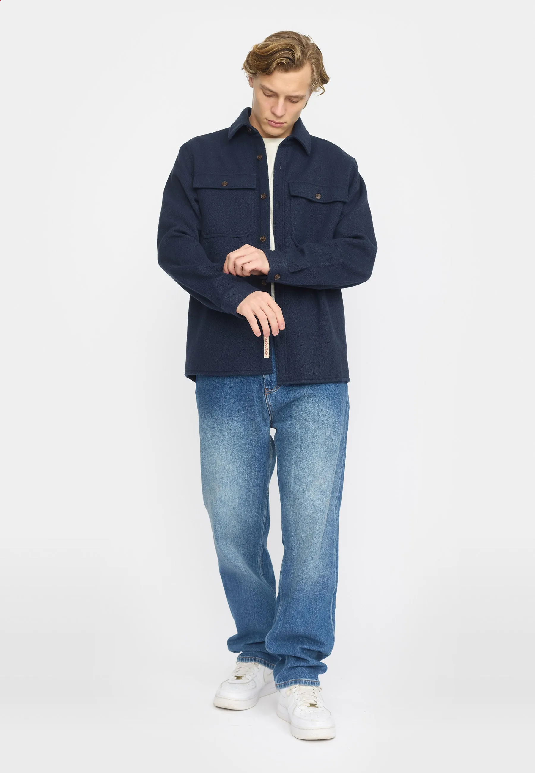 Worker Overshirt / 3216 - Navy sold by Revolution product image thumbnail 2