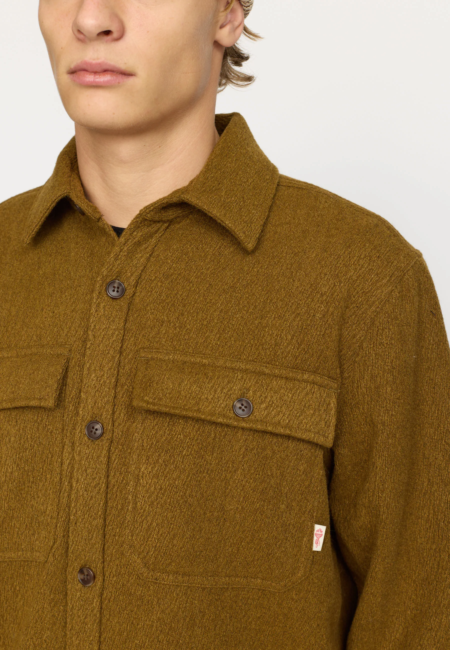 Worker Overshirt / 3216 - Dustbrown sold by Revolution product image thumbnail 4