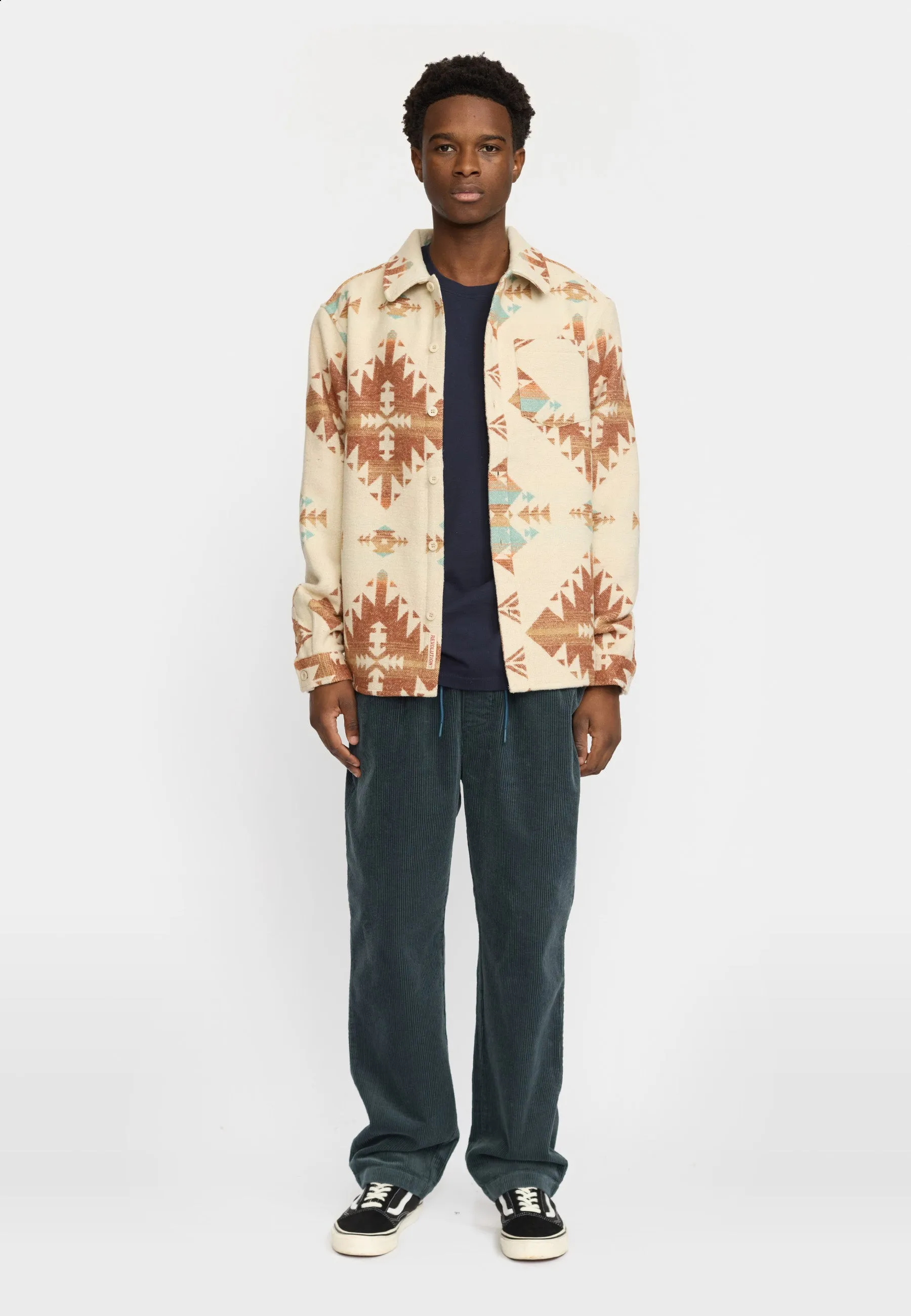 Casual Overshirt / 3207 - Rust sold by Revolution product image thumbnail 2