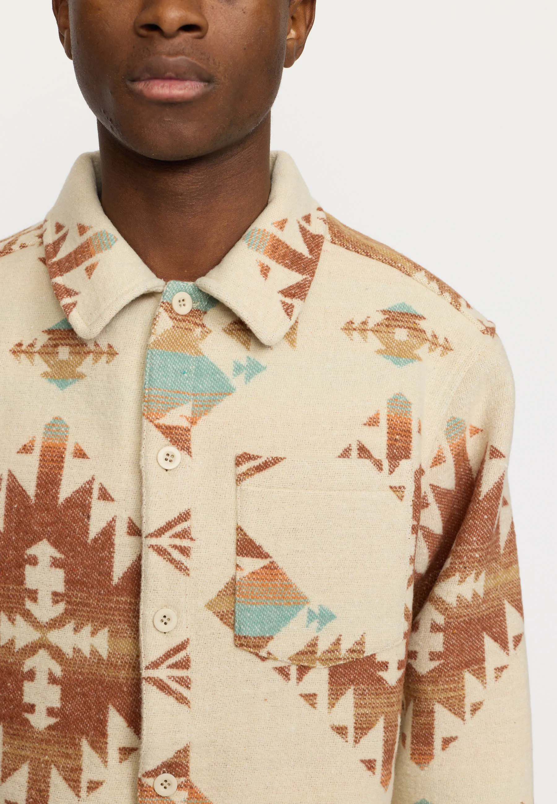 Casual Overshirt / 3207 - Rust sold by Revolution product image thumbnail 4