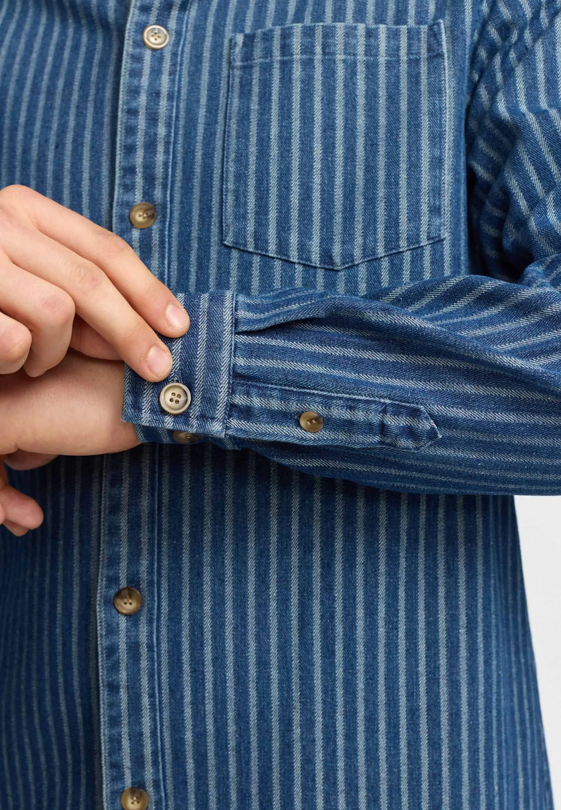 Casual Shirt / 3205 - Blue sold by Revolution product image thumbnail 4