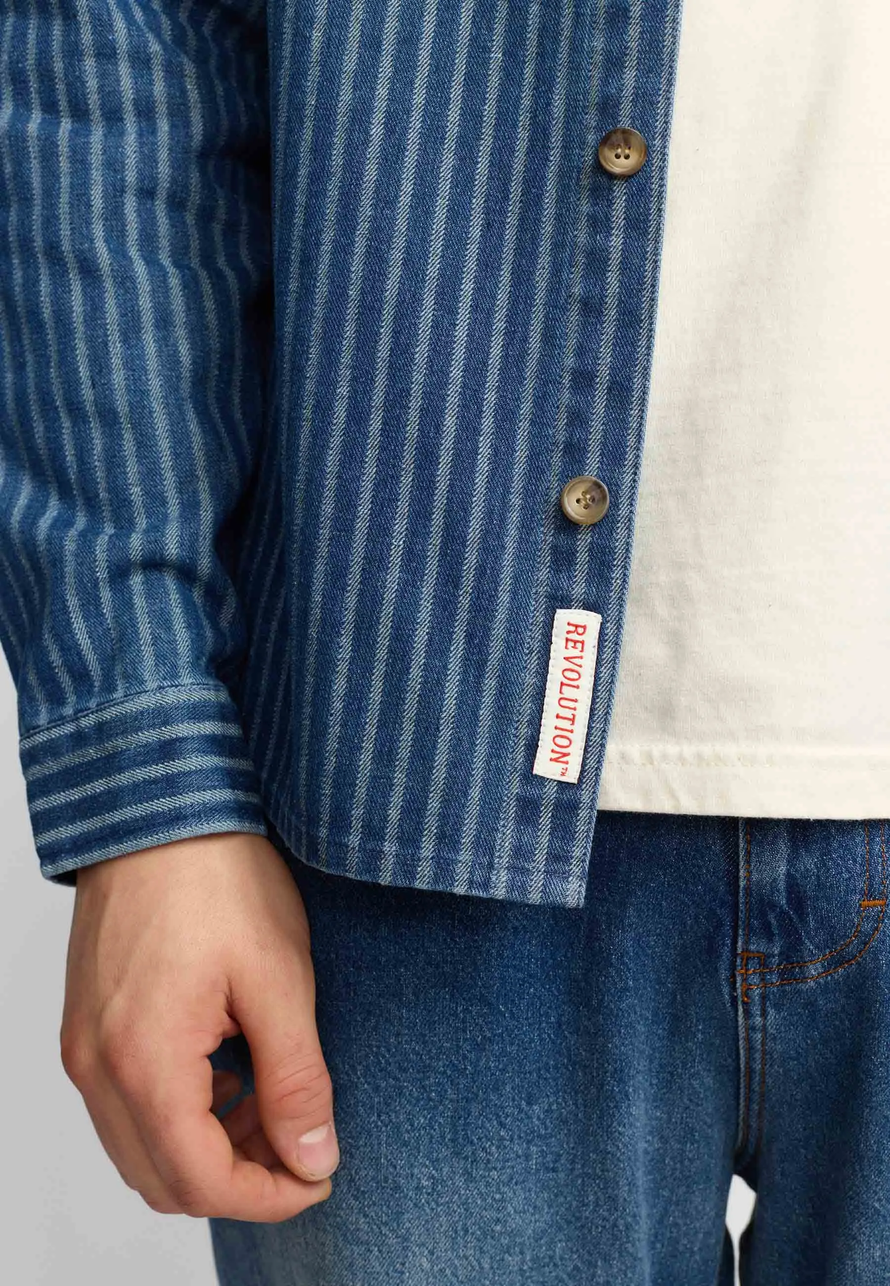 Casual Shirt / 3205 - Blue sold by Revolution product image thumbnail 5