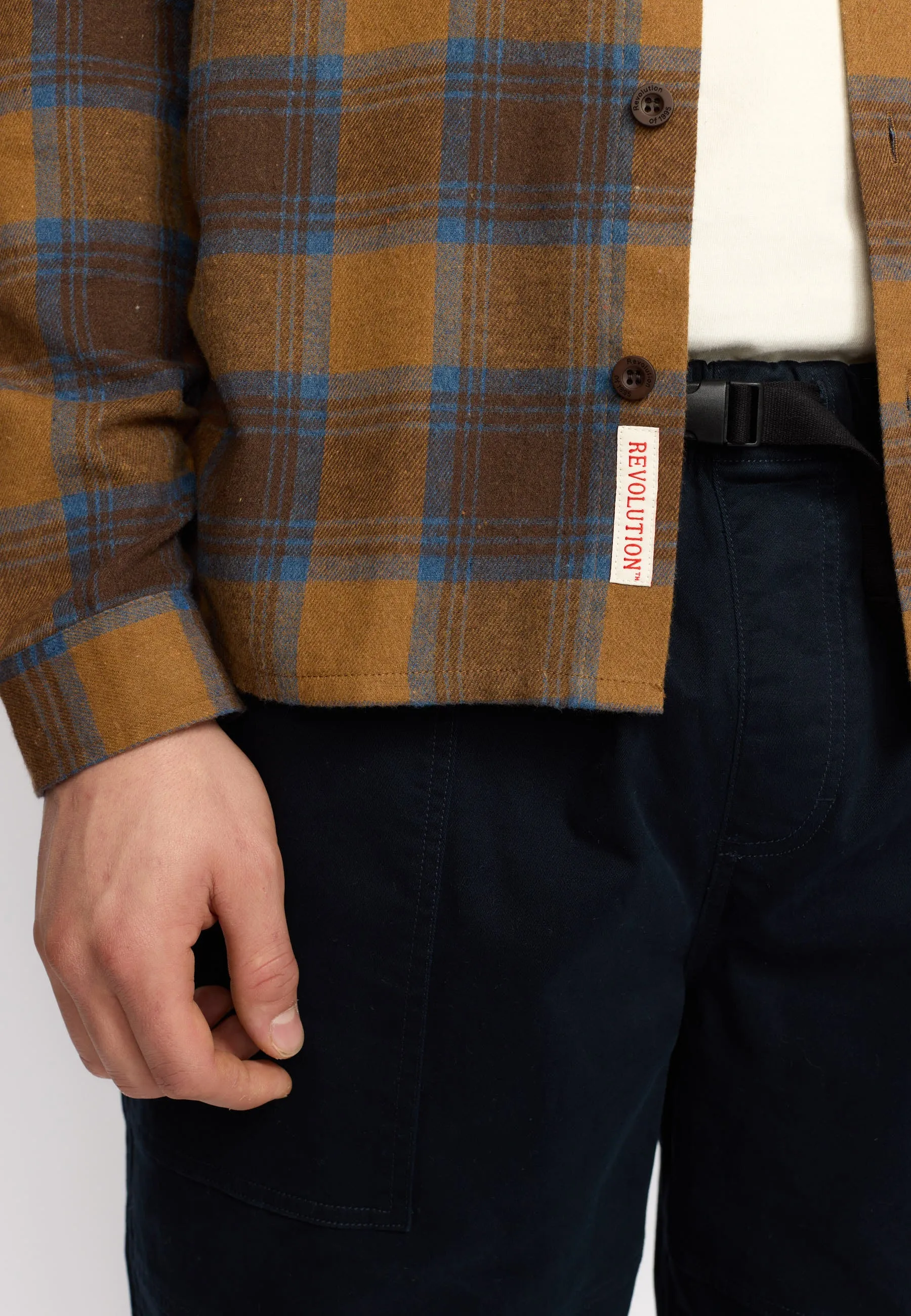 Loose Shirt / 3202 - Brown sold by Revolution product image thumbnail 4