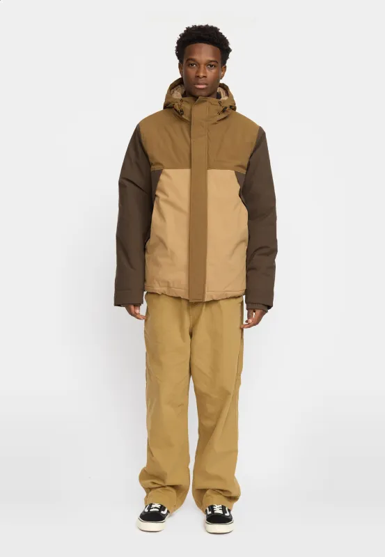 Padded Tech Jacket / 7879 - Brown sold by Revolution