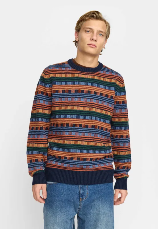 Knit Sweater / 6611 - Navy sold by Revolution
