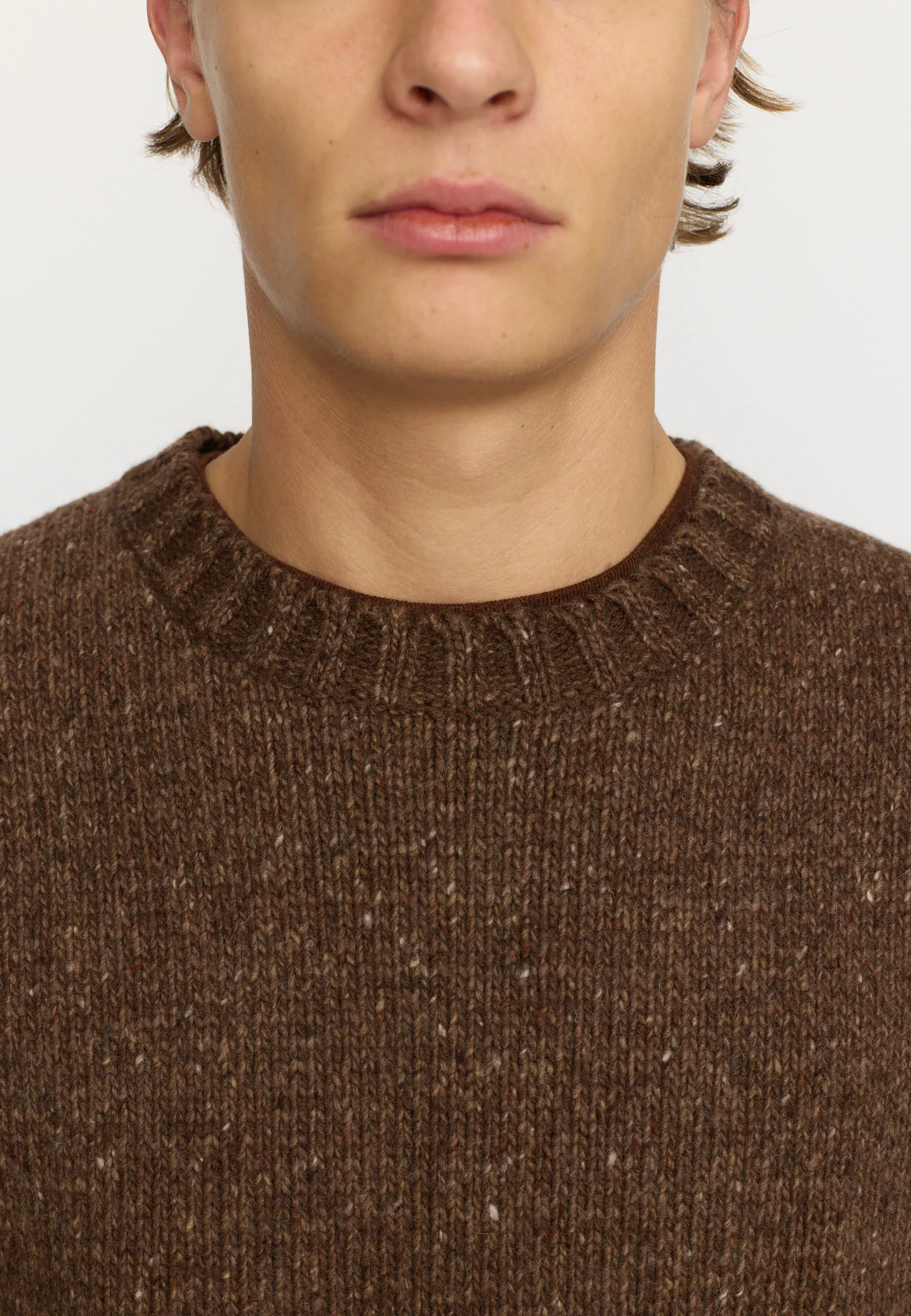 Knit Sweater / 6538 - Brown sold by Revolution product image thumbnail 4