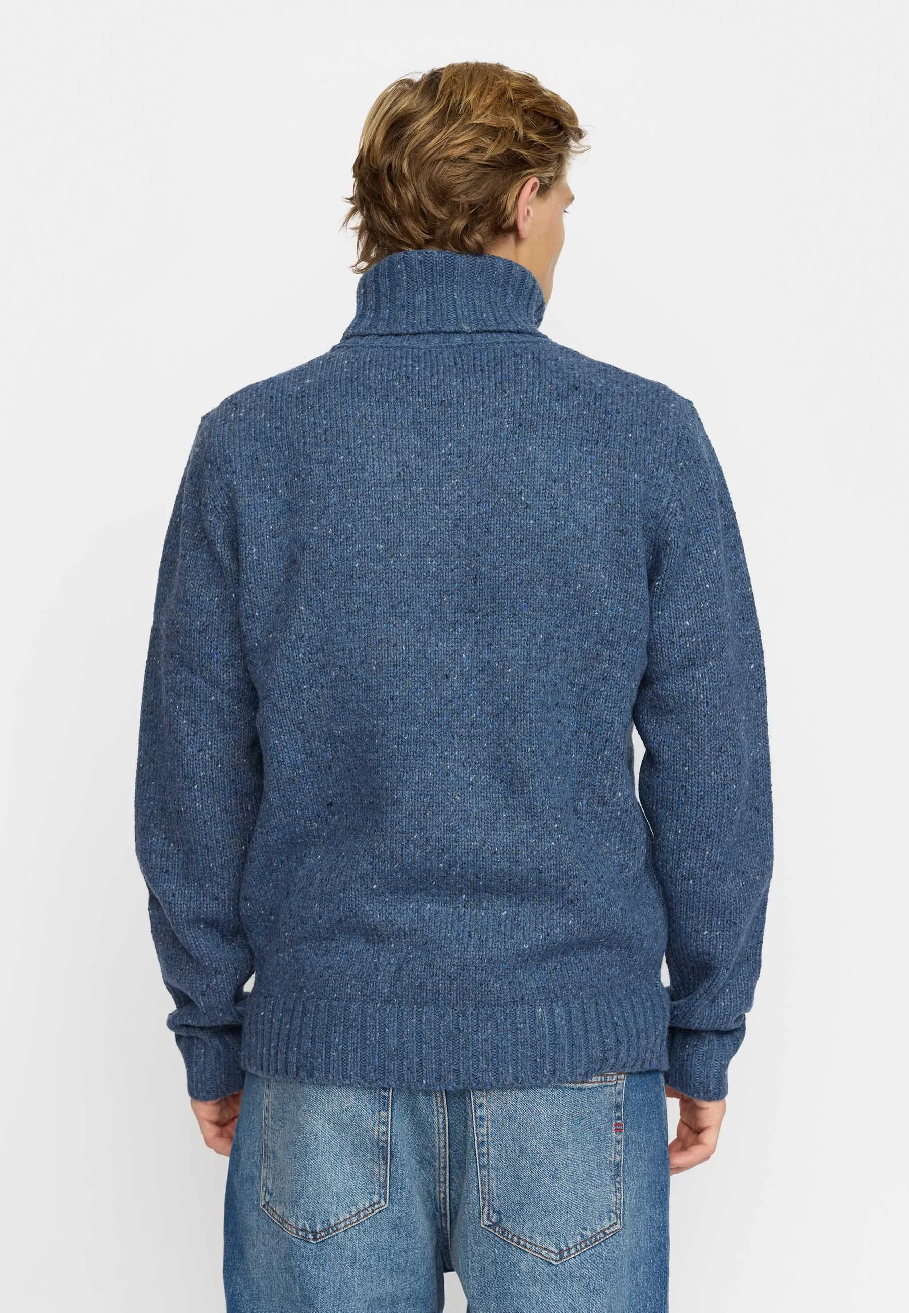 High-neck Sweather / 6568 - Blue sold by Revolution product image thumbnail 3