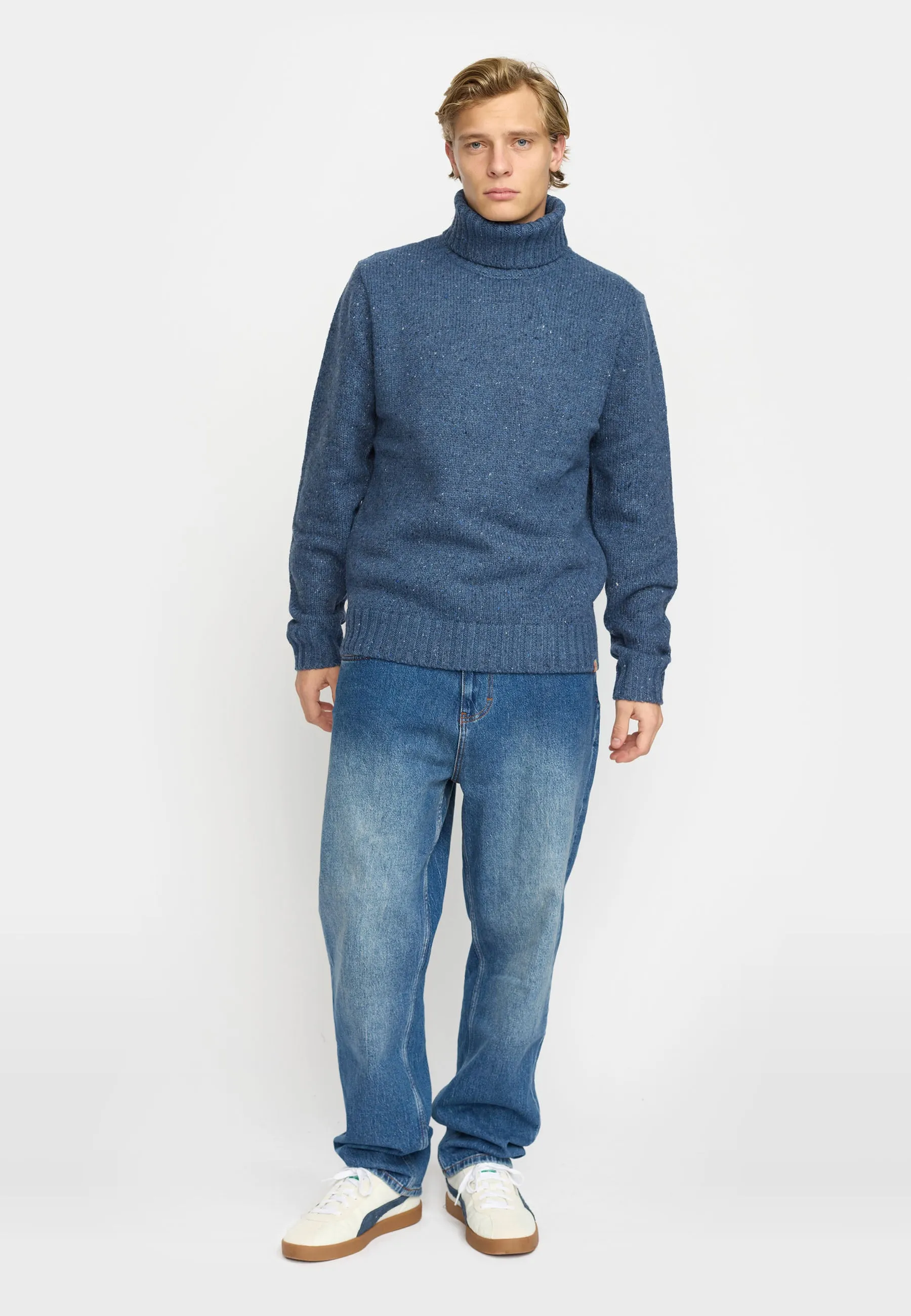 High-neck Sweather / 6568 - Blue sold by Revolution product image thumbnail 2