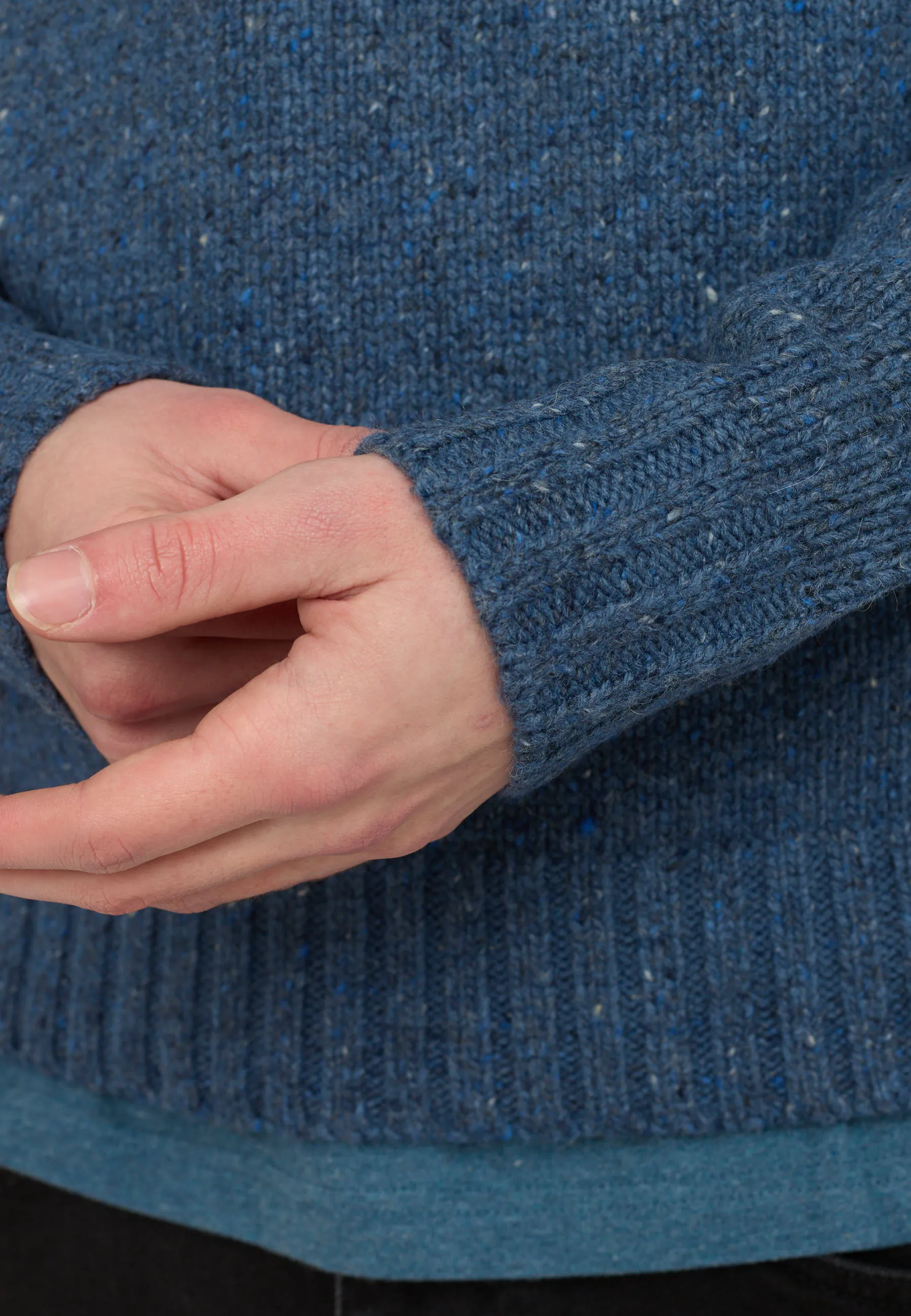 Knit Sweater / 6538 - Blue sold by Revolution product image thumbnail 5